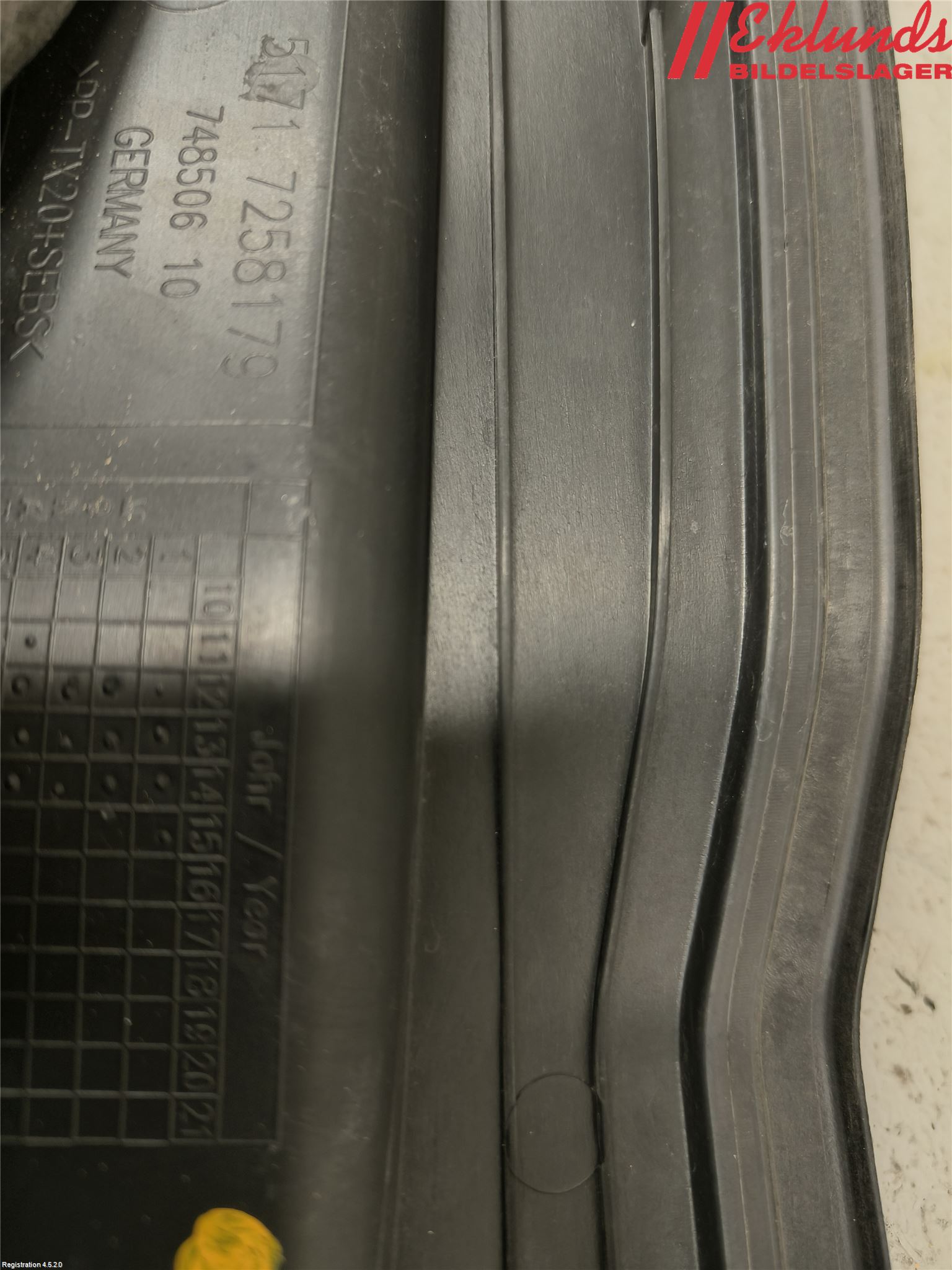 BMW 3 GT F34 13-19 Torpedplåt-Torpedplast