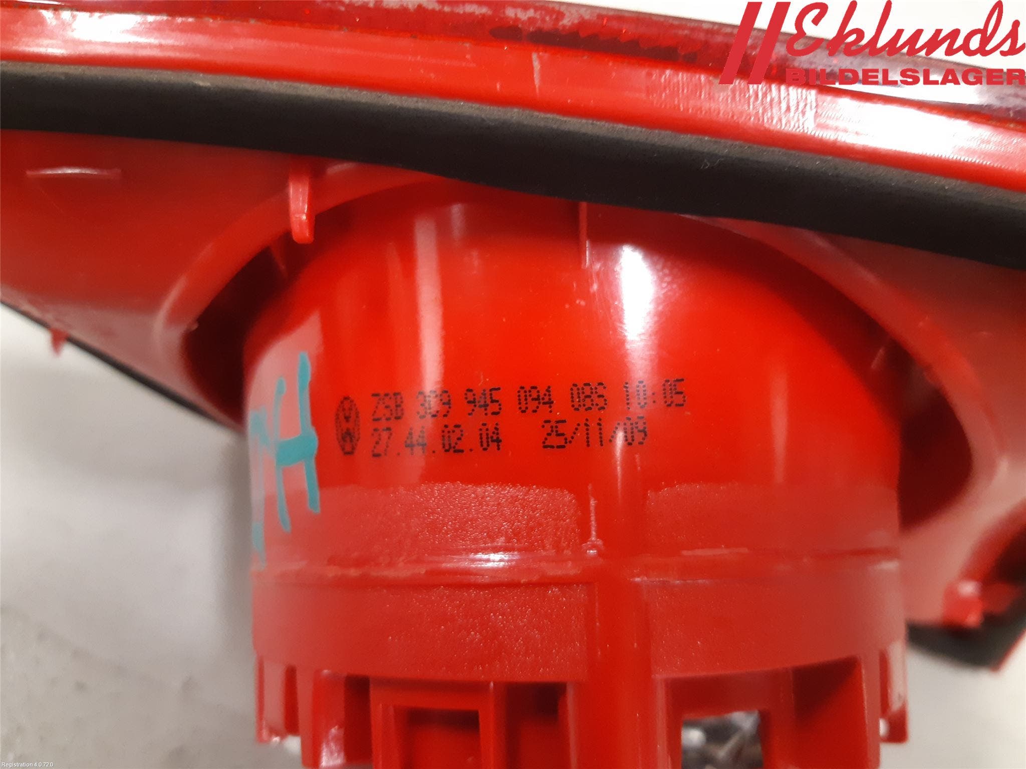 Volkswagen VW PASSAT 05-11 Bakljus Lucka Hö