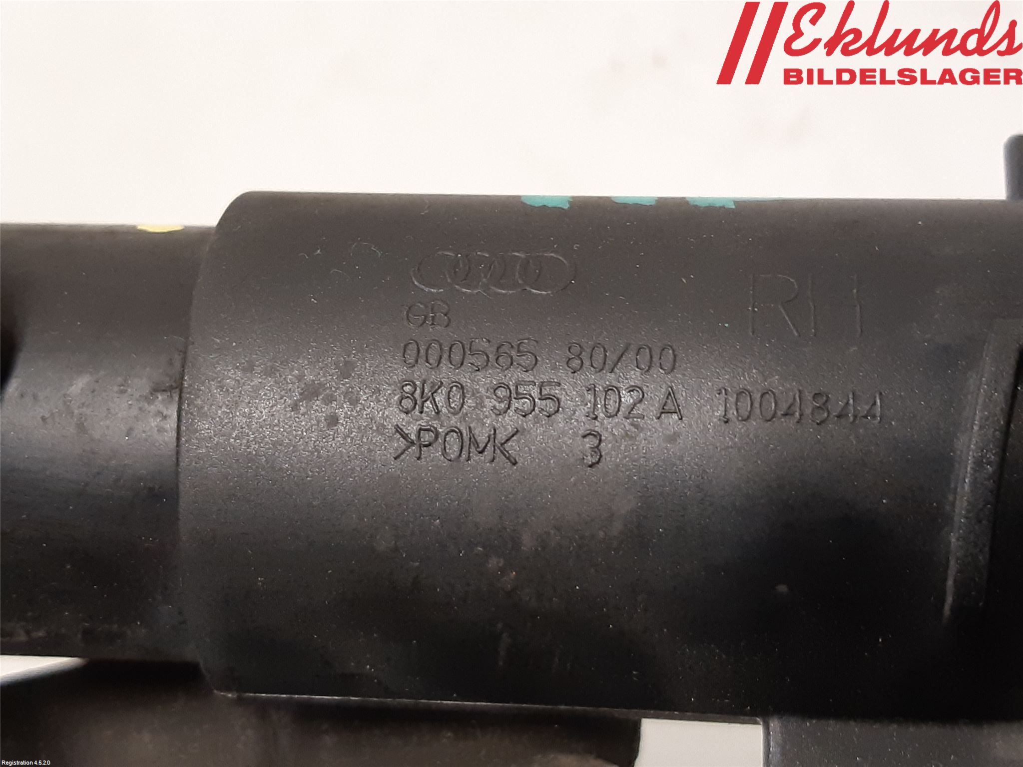 Audi A4/S4 08-11 Spolarmunstycke Strålkastare