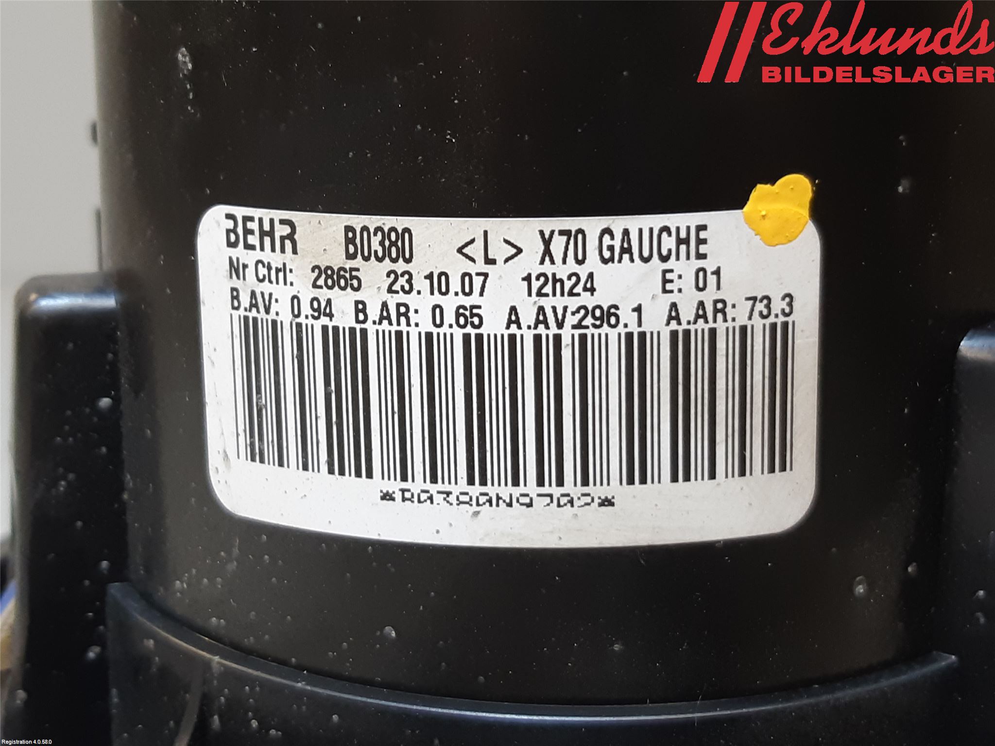 Renault MASTER III  04-10 Värmefläkt