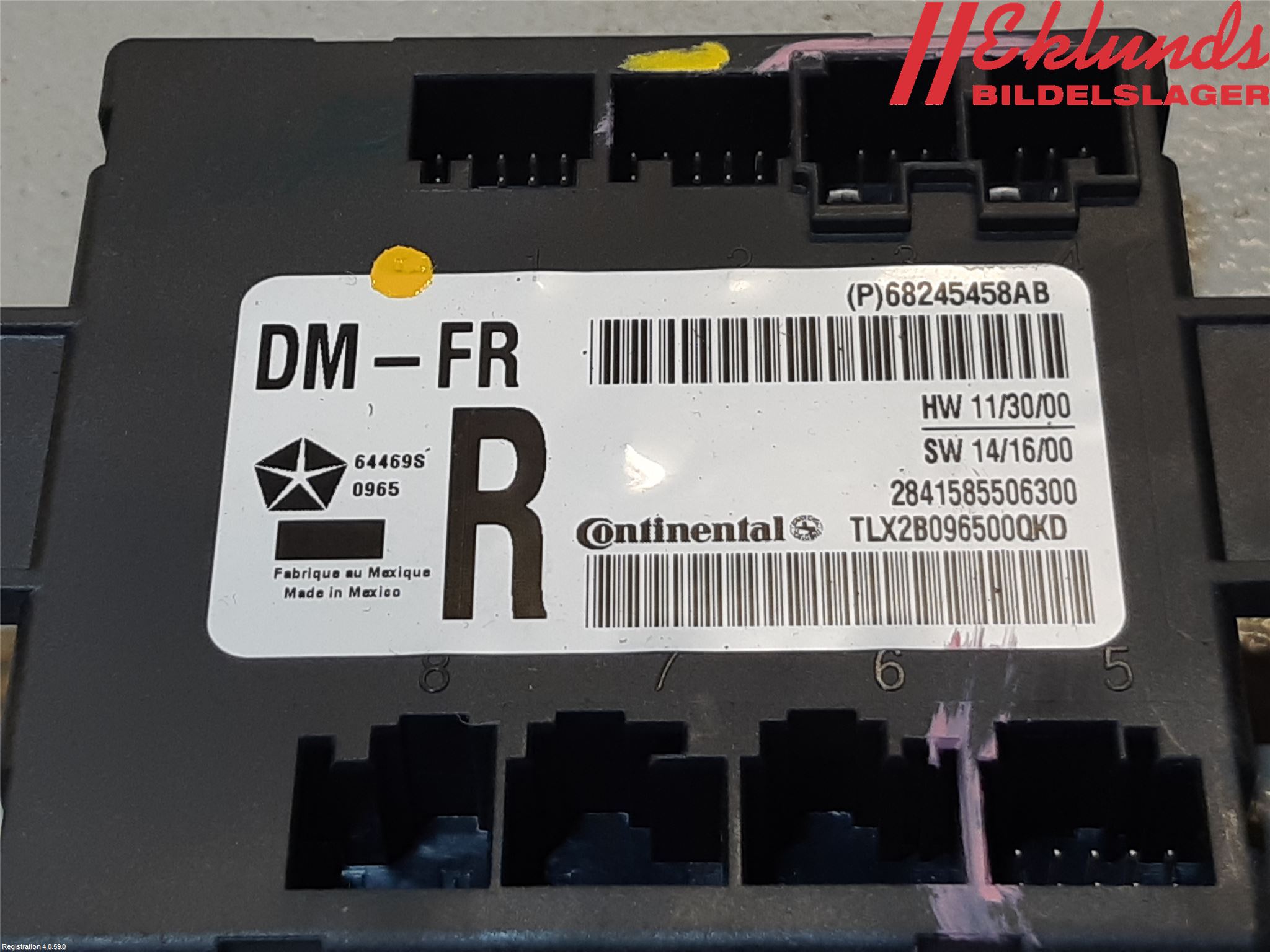 Fiat FREEMONT Styrenhet Dörr