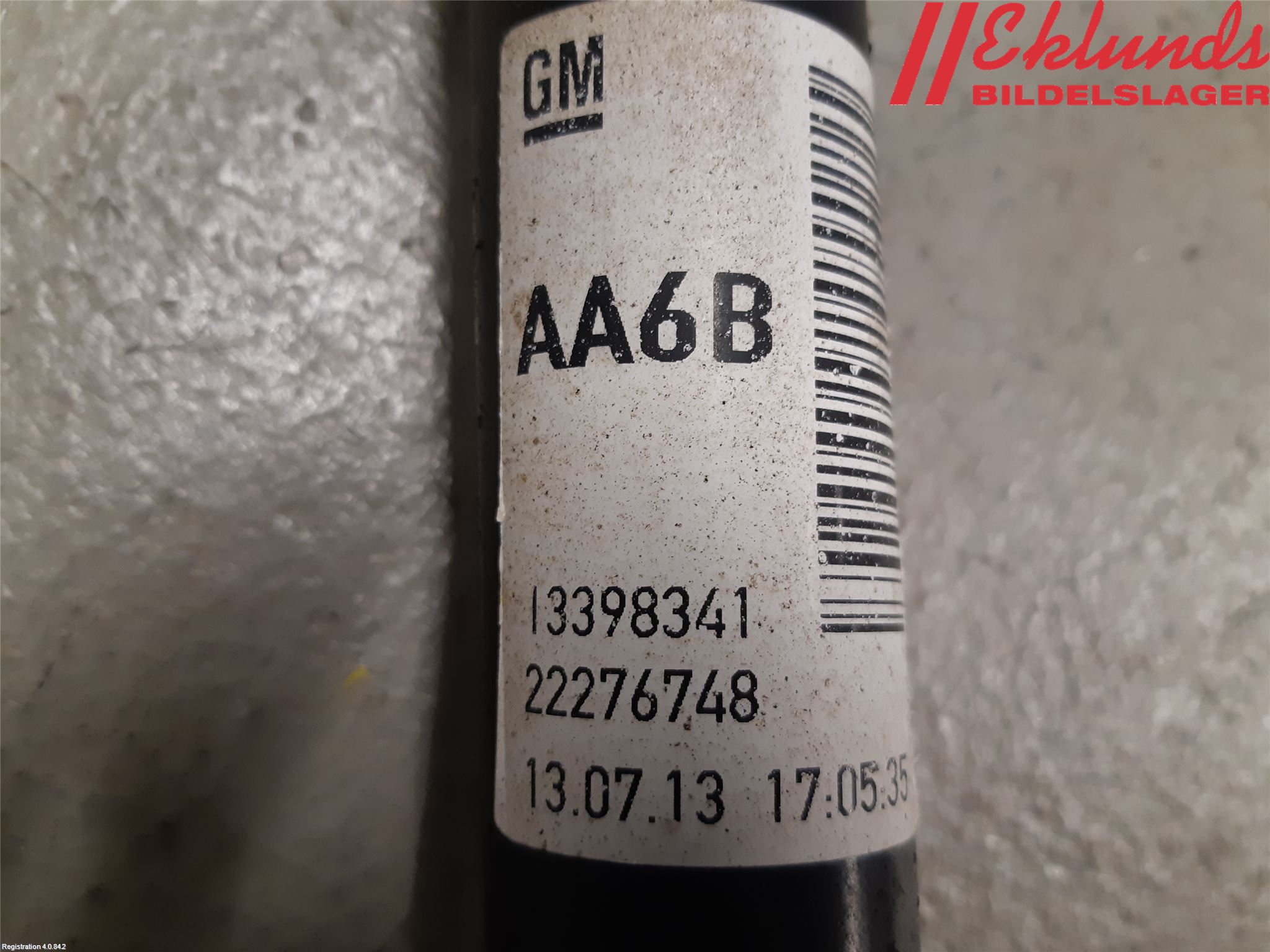 Opel CORSA D 07-14 Stötdämpare Bak