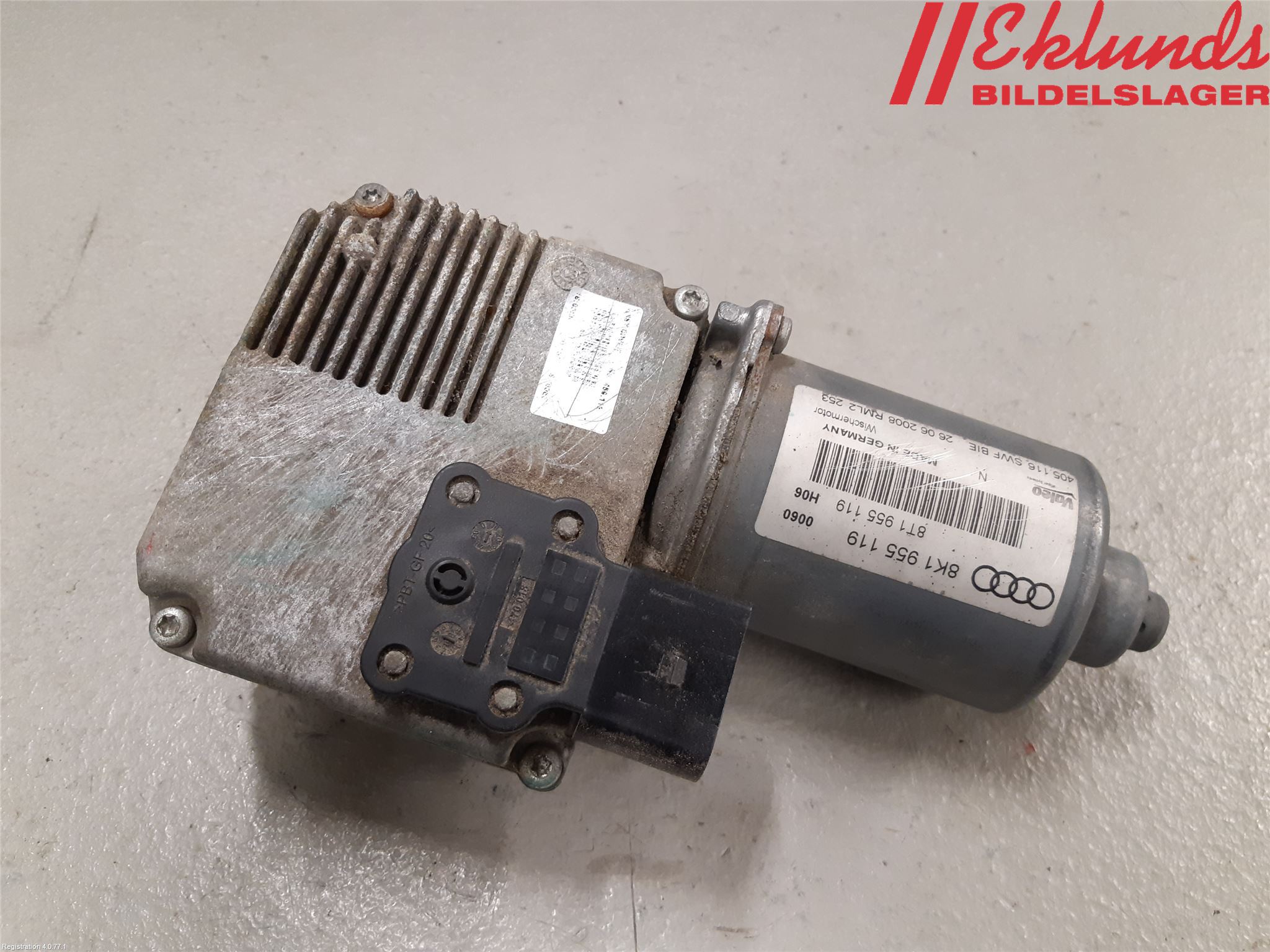 Audi A4/S4 08-11 Torkarmotor Vindruta