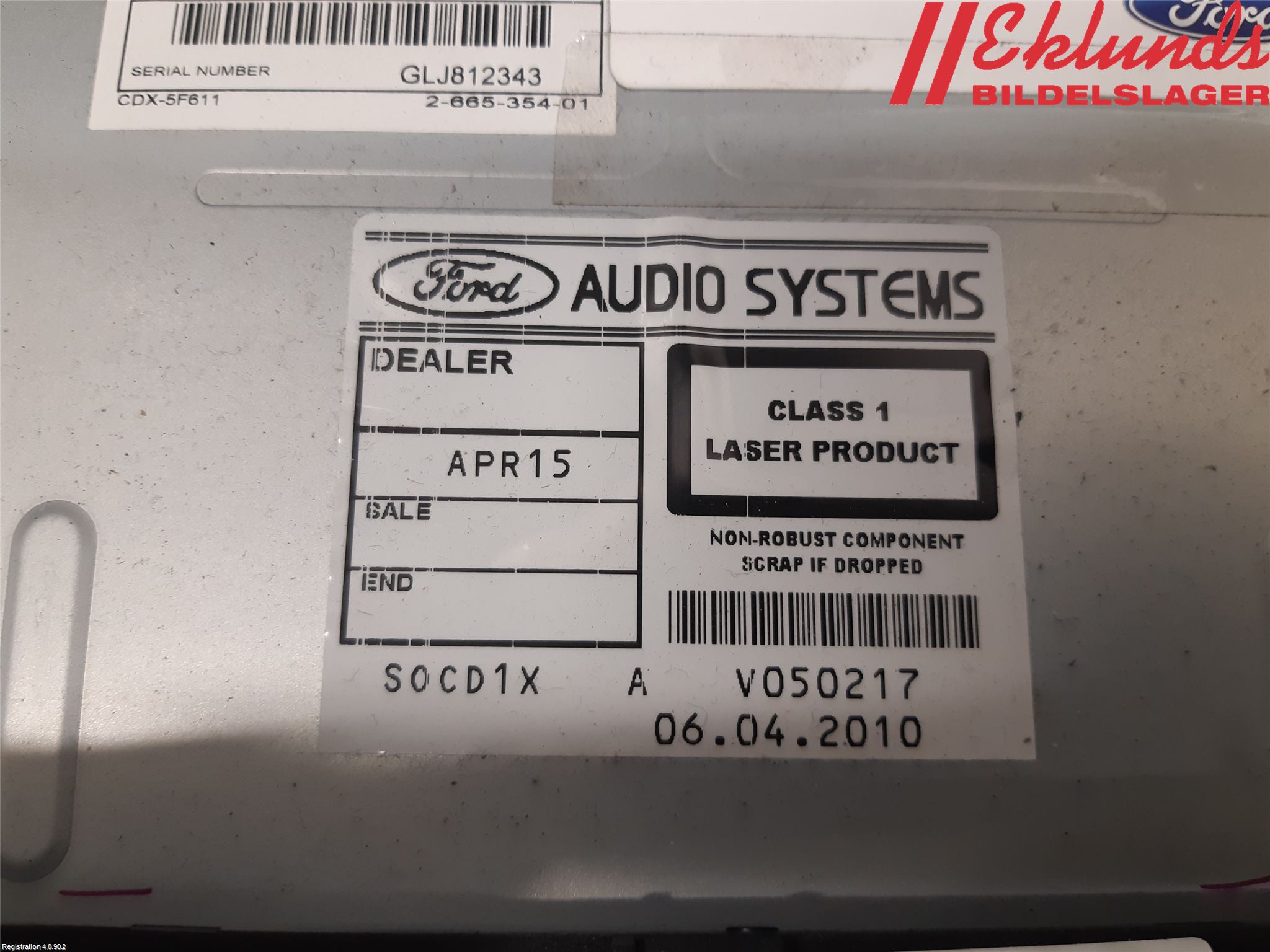 Ford FOCUS 08-11 Cd Radio - Multimediapanel