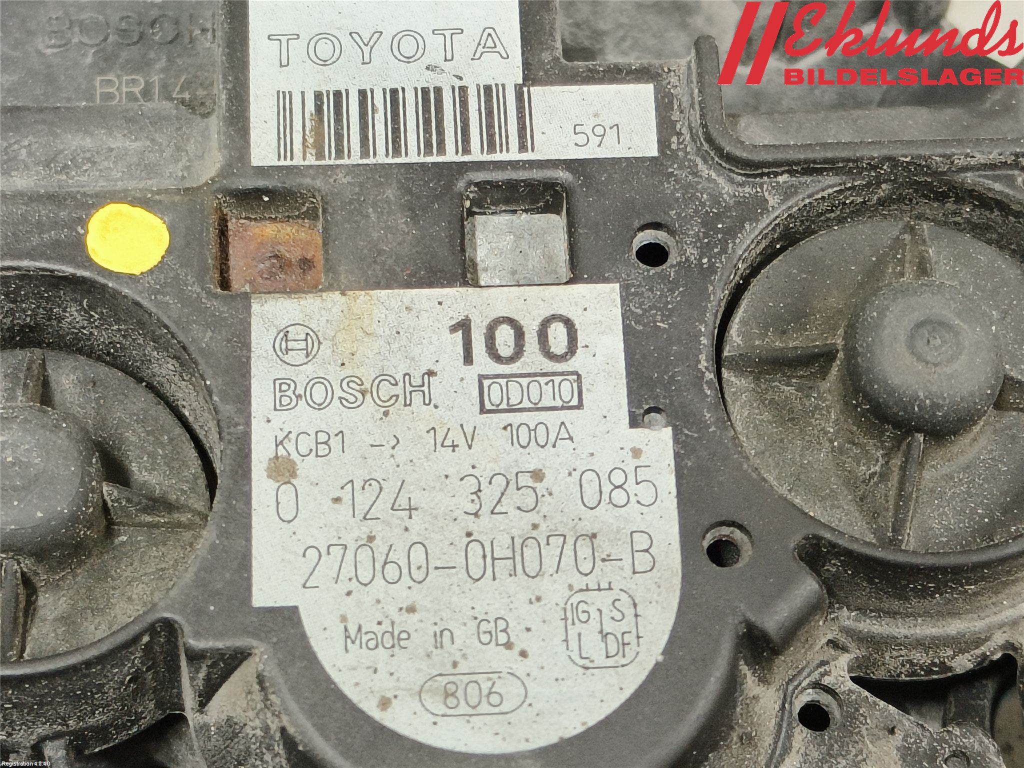 Toyota AVENSIS 03-06 Generator