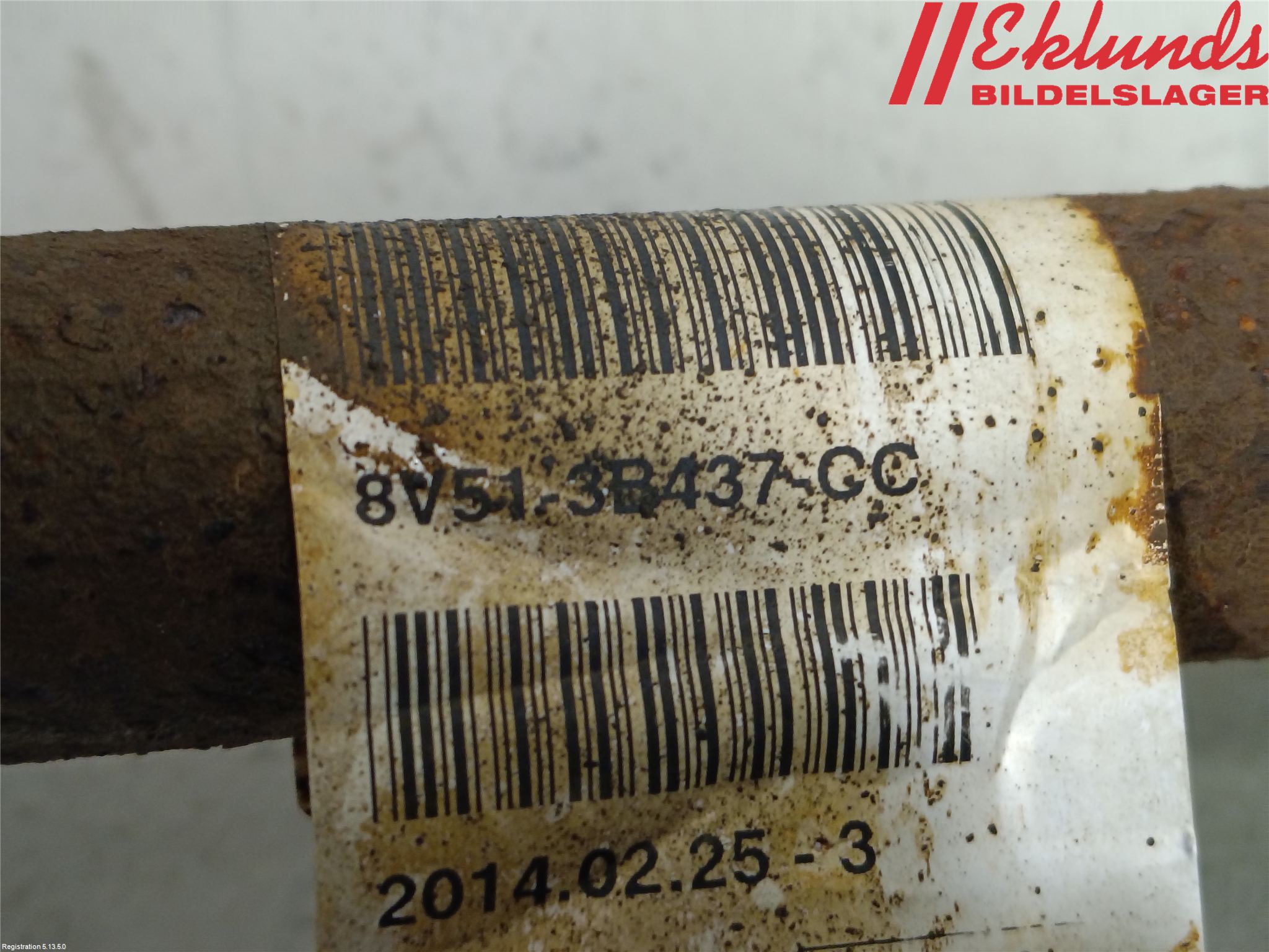 Ford FIESTA 13-17 Drivaxel Fram Vänster