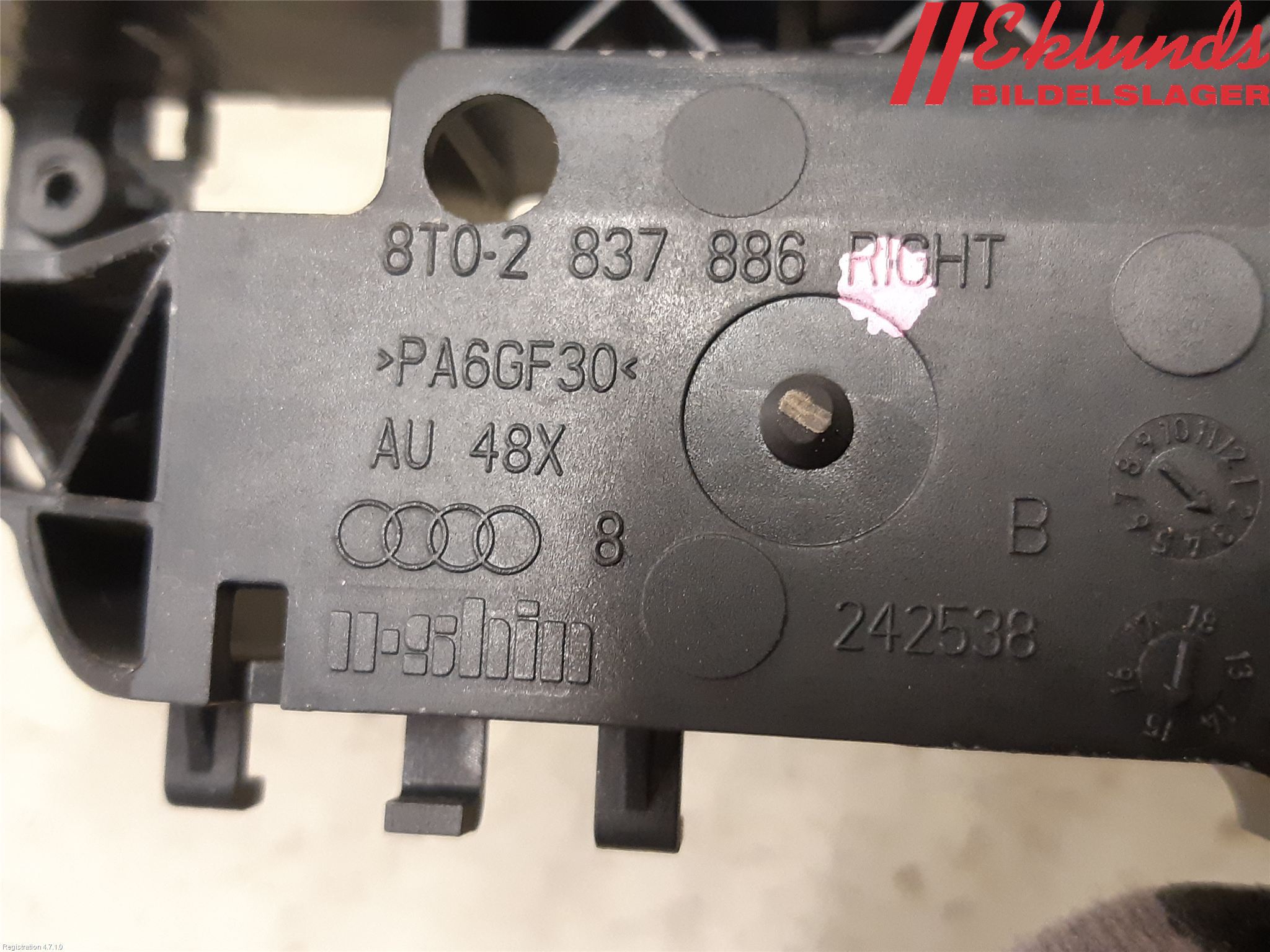 Audi A5 07-16 Dörrhandtag Yttre Hö