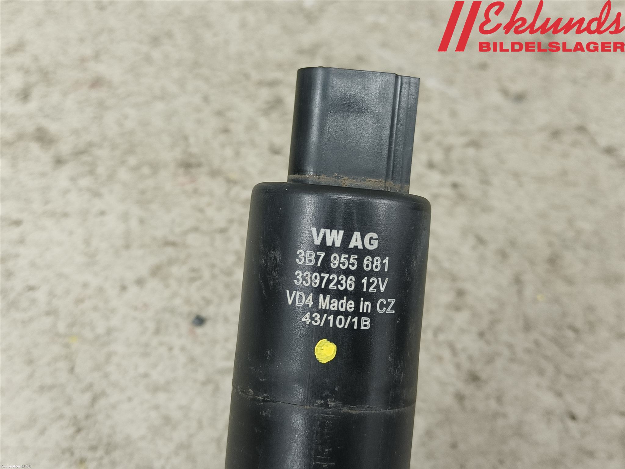 Volkswagen VW GOLF VI 09-13 Spolarpump Högtryck