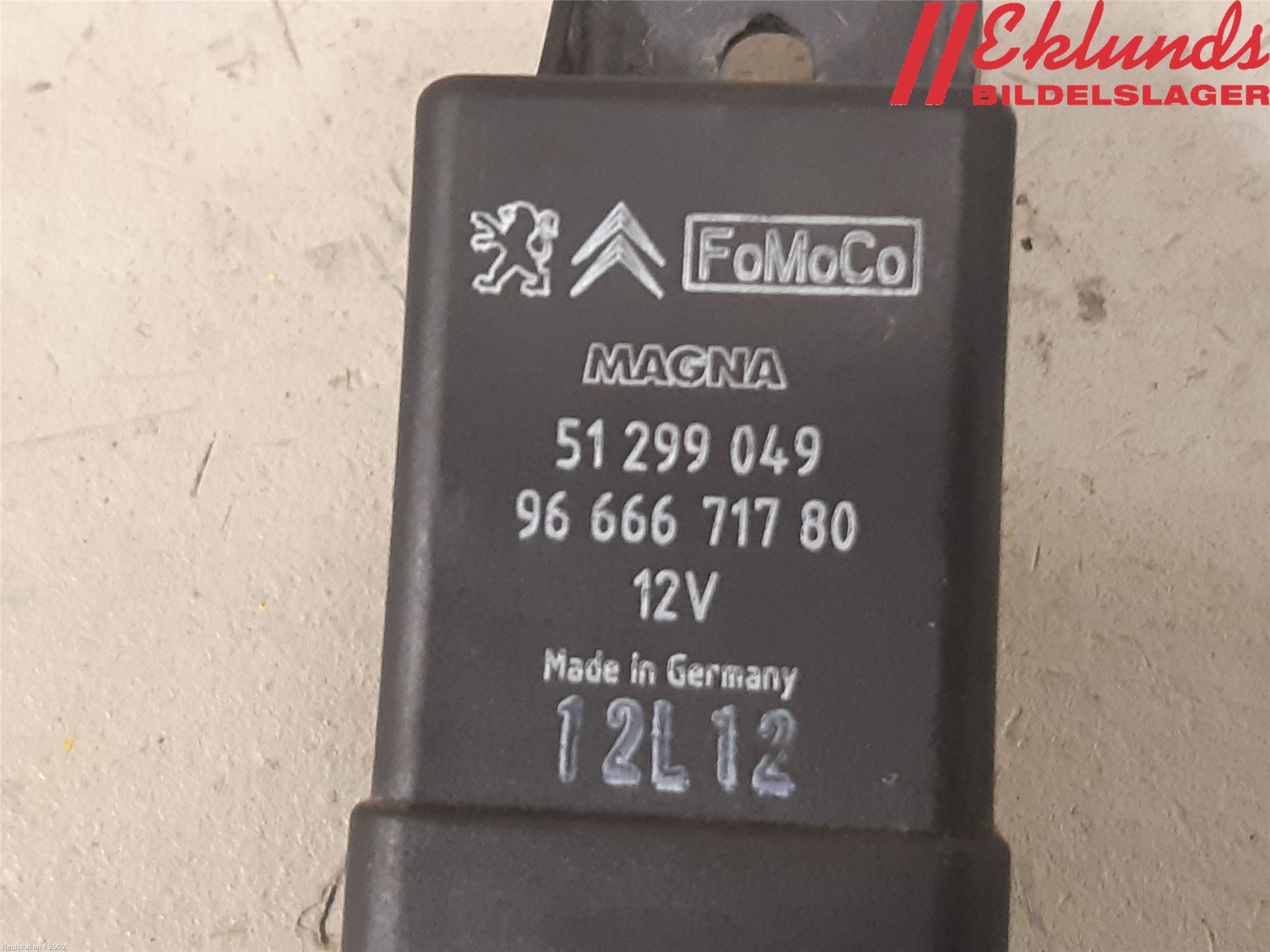 Volvo V70 08-13 Relä Glödning Diesel