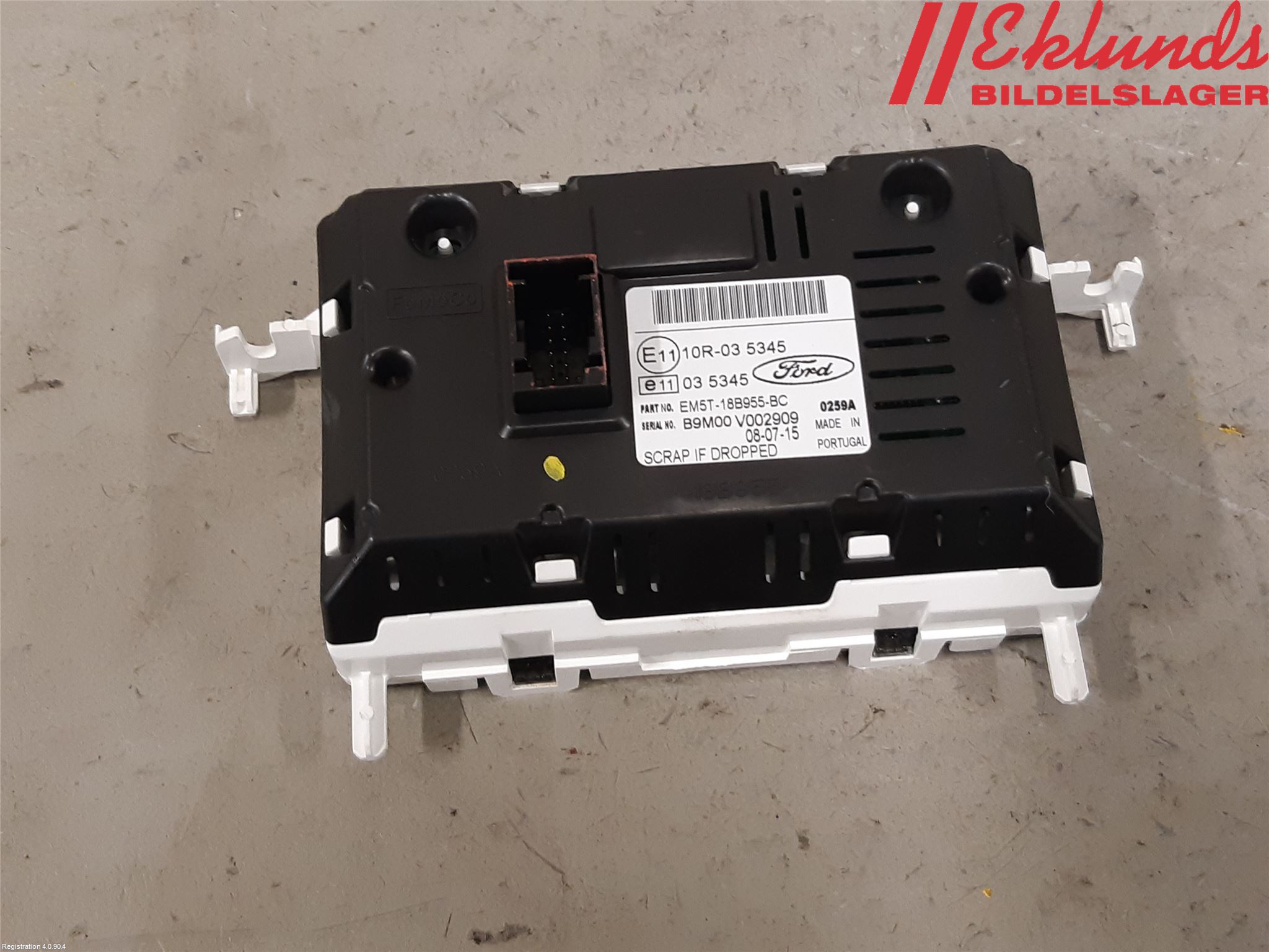 Ford TRANSIT/TOURNEO CONNECT 13-22 Multifunktionsdisplay