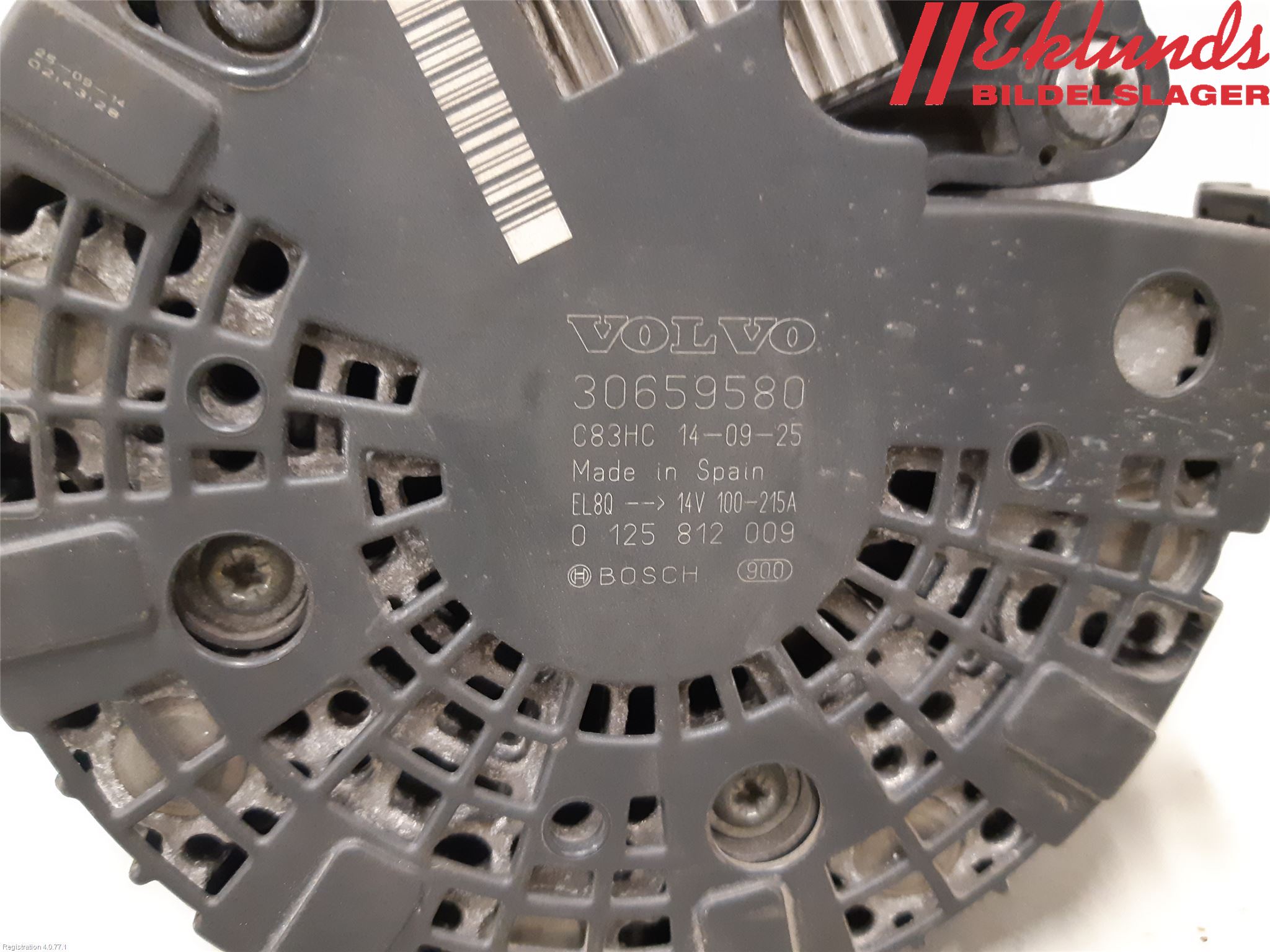 Volvo V70 14-16 Generator