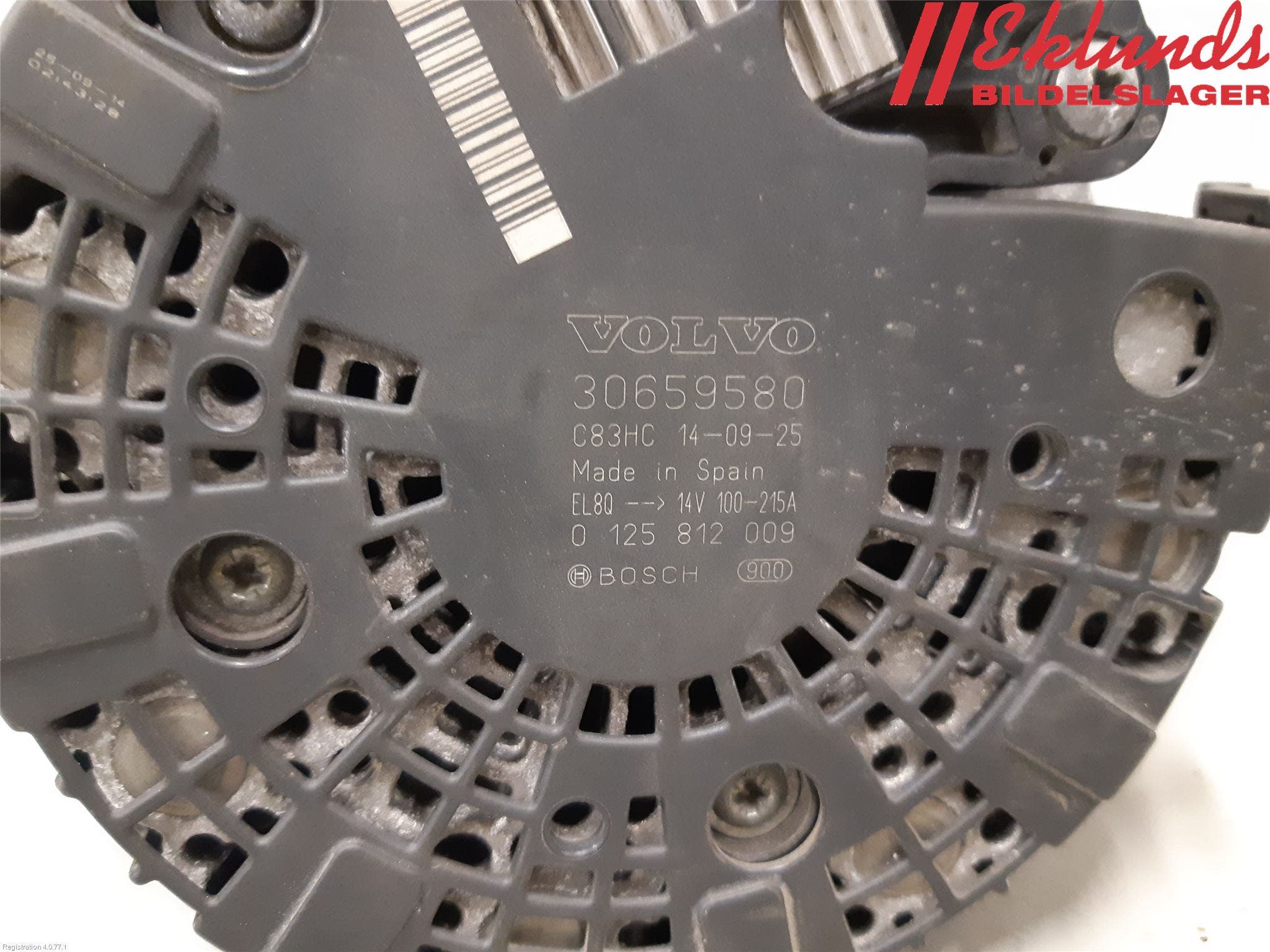 Volvo V70 14-16 Generator