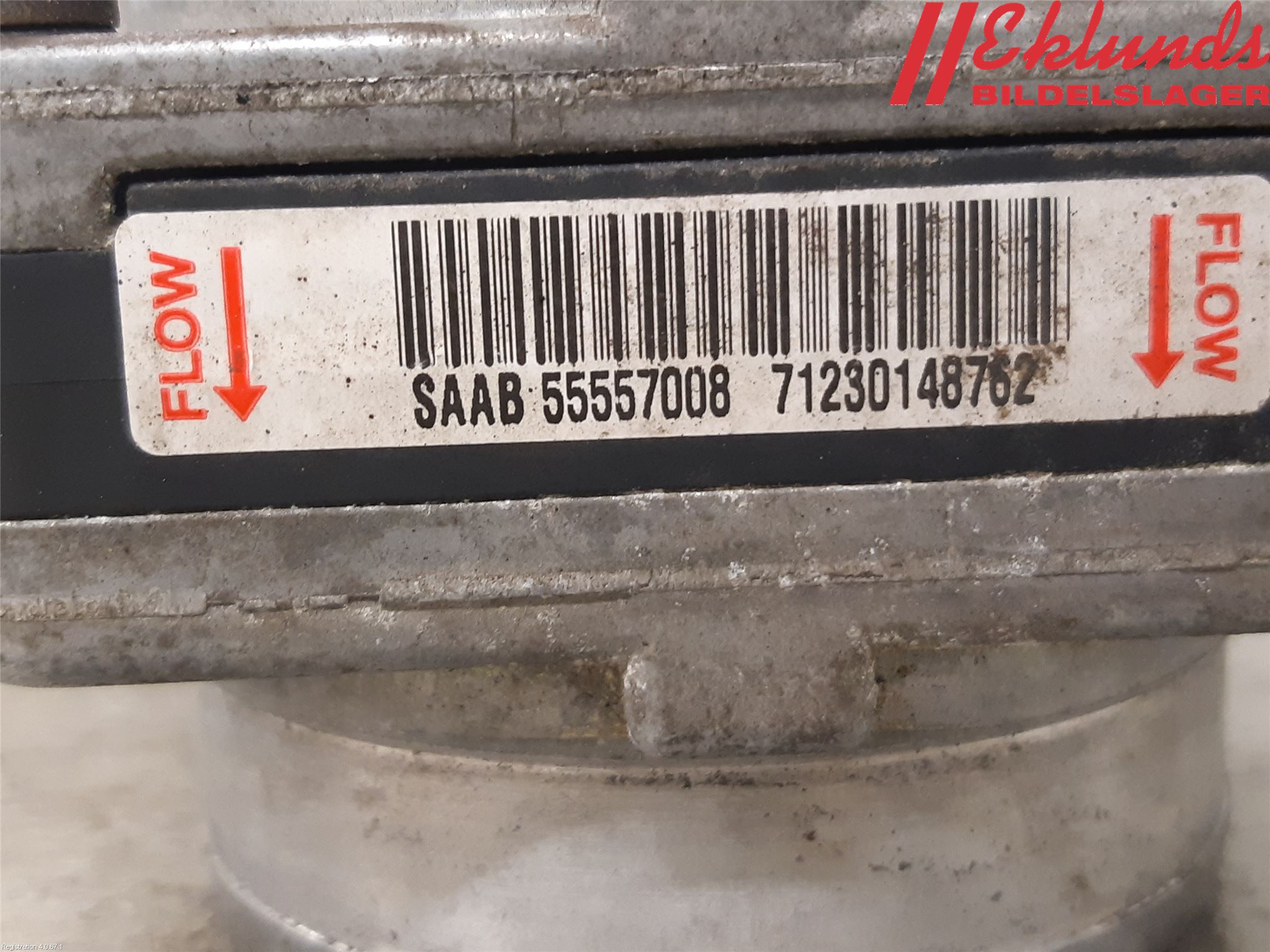 Saab 9-5     06-10 Injluftmassamätare