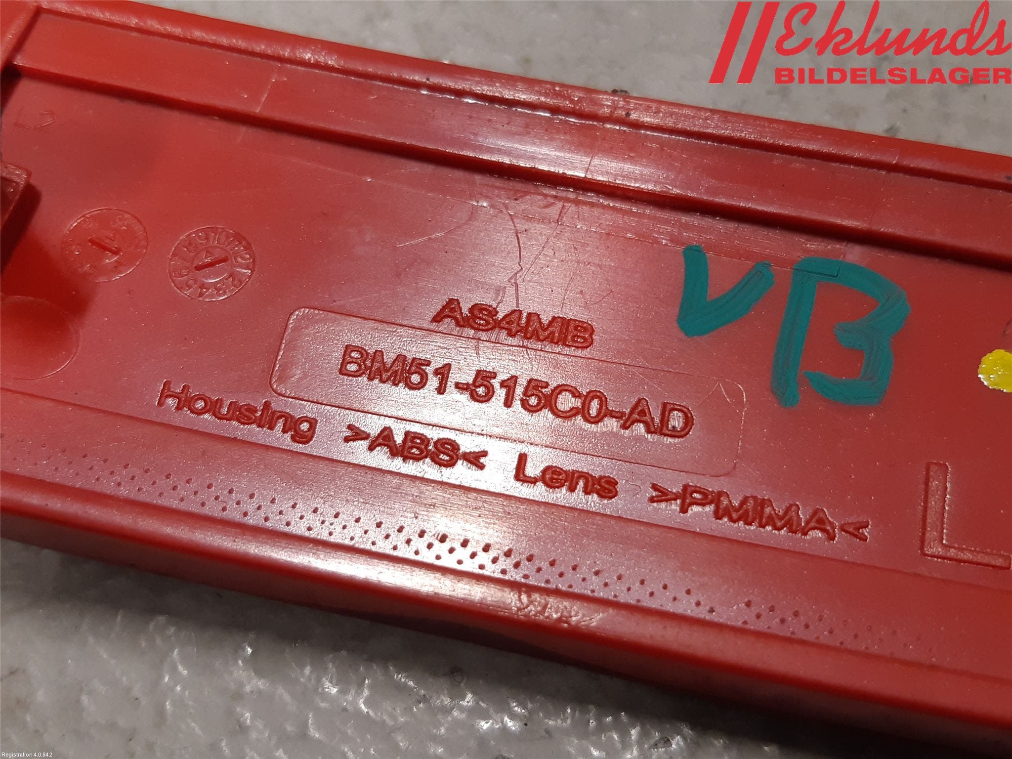 Ford FOCUS 11-14 Dimljus/Reflex Bak