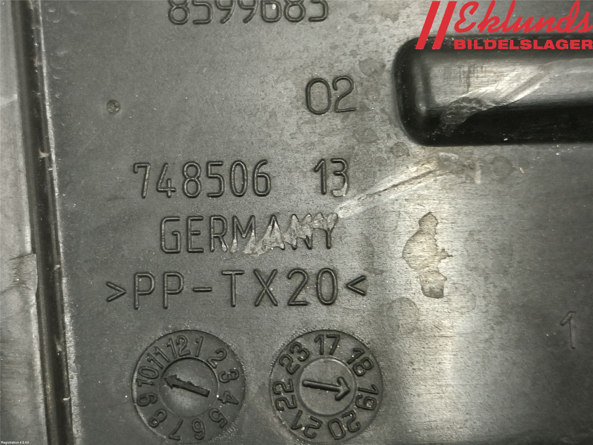 BMW 5 G30/G31/F90 17-23 Deflektor Plåt-Plast Kylning