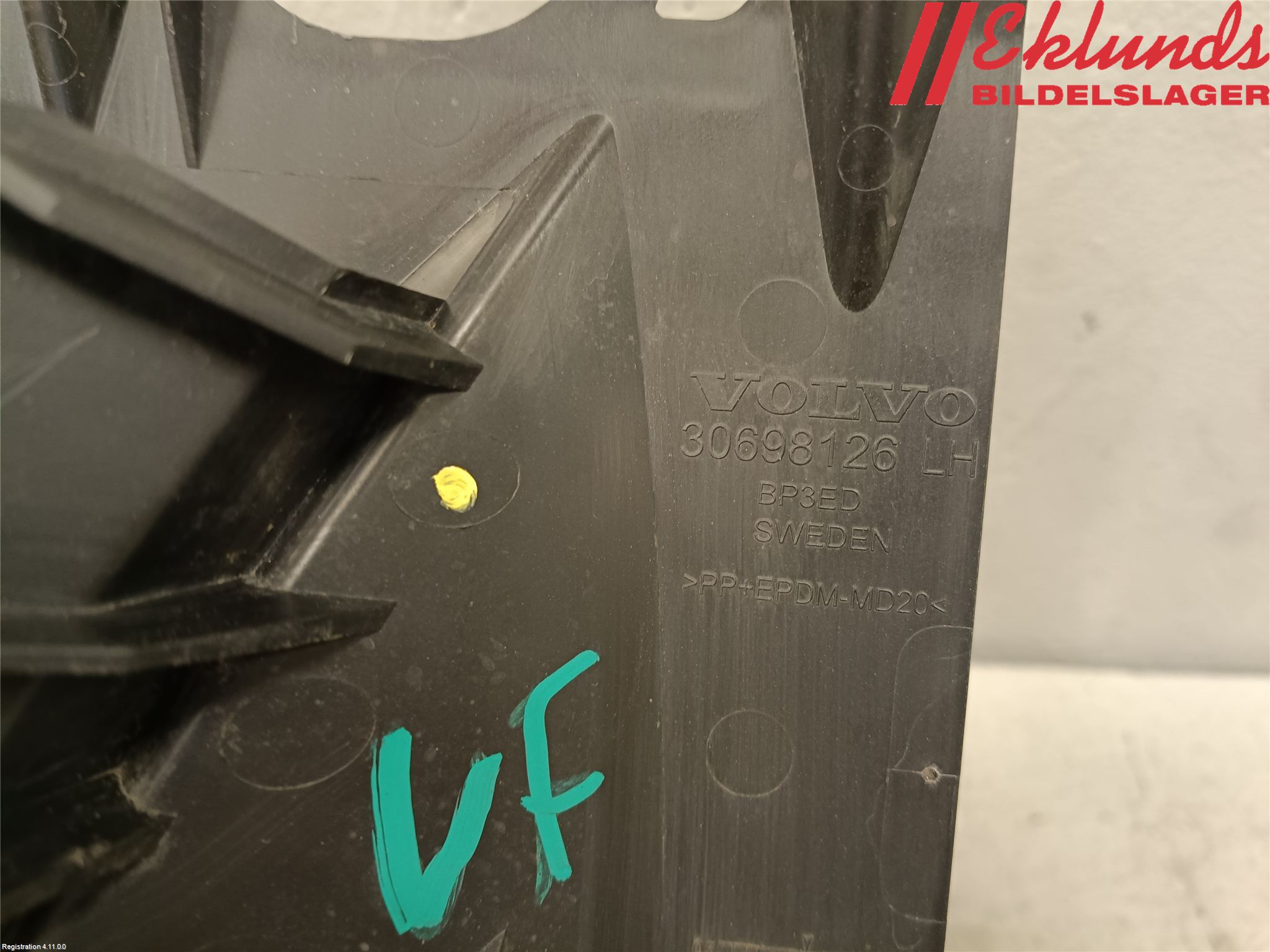 Volvo S80 07-13 Spolarmunstycke Strålkastare