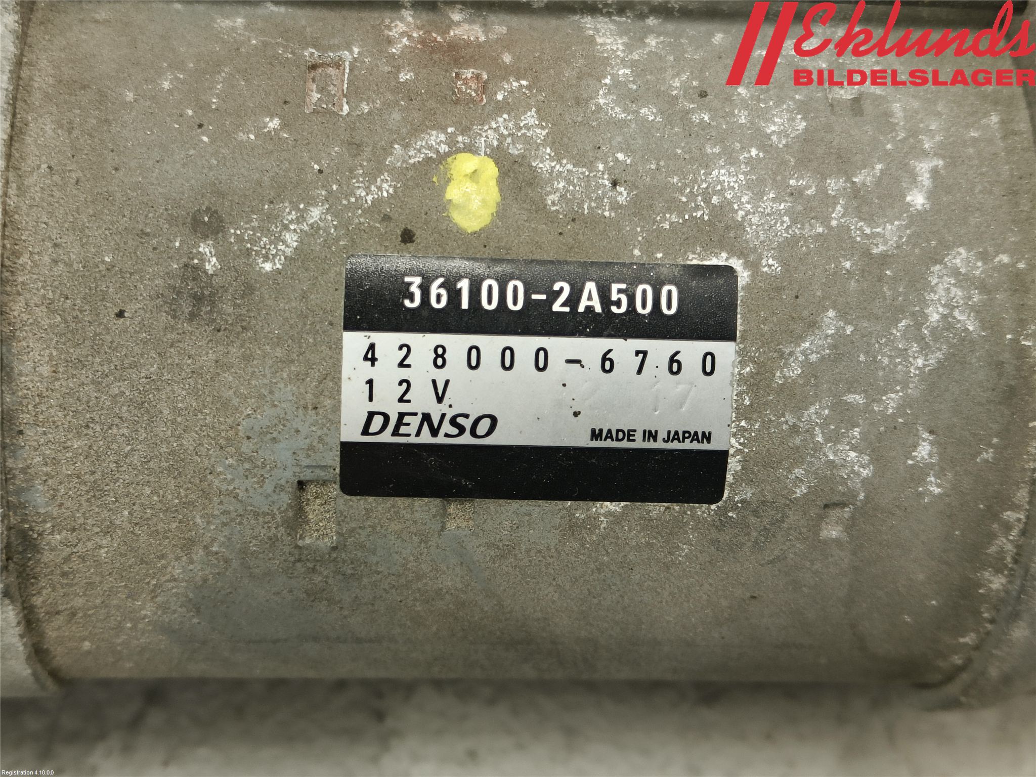 Hyundai i30 FD 07-12 Startmotor Diesel