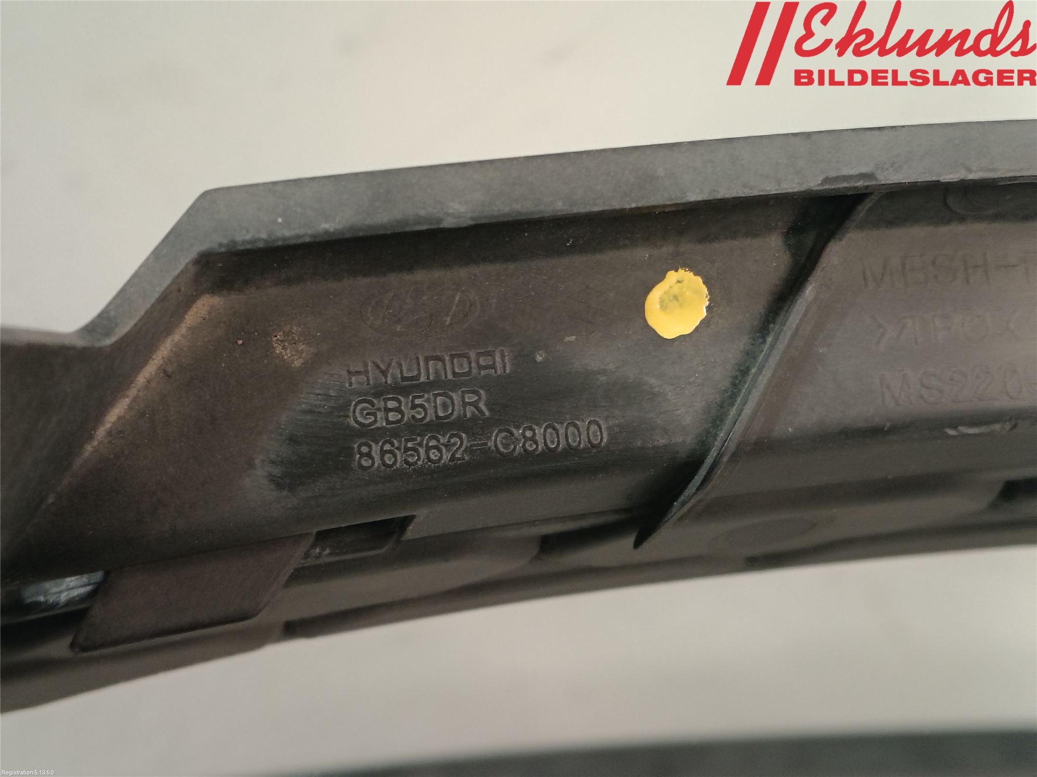 Hyundai i20 GB 15-20 Stöt Utfyllnad-List-Grill