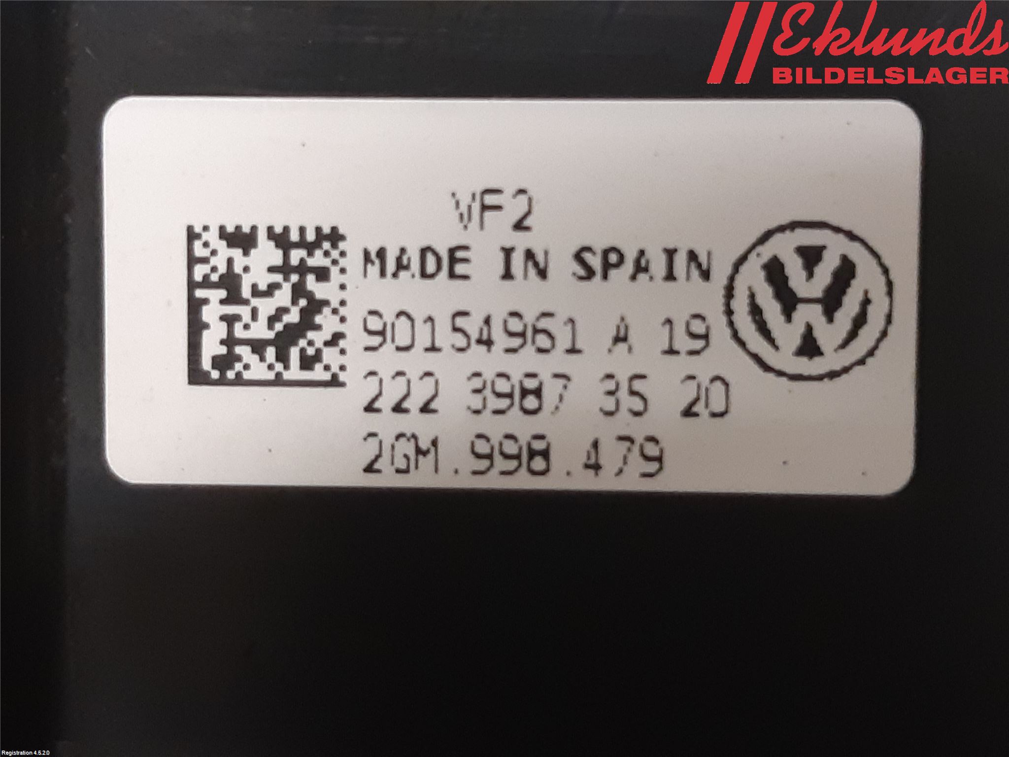 Volkswagen VW T-CROSS 19- Styrenhet Strålkastare
