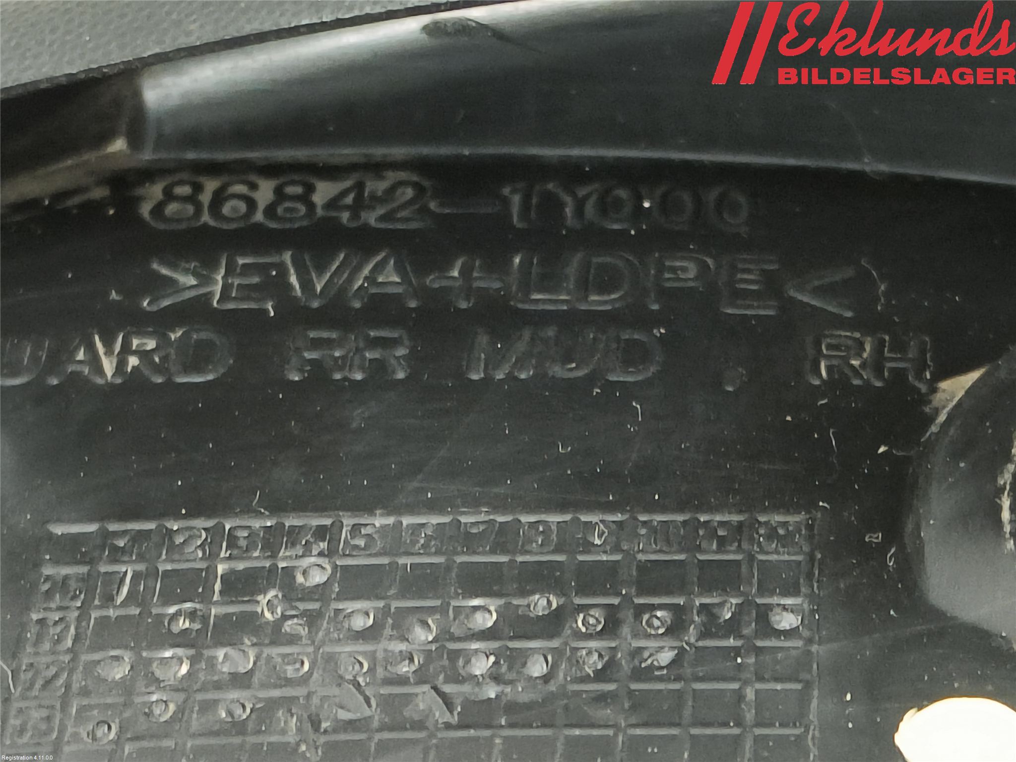 Kia PICANTO 12-17 Stänkskydd