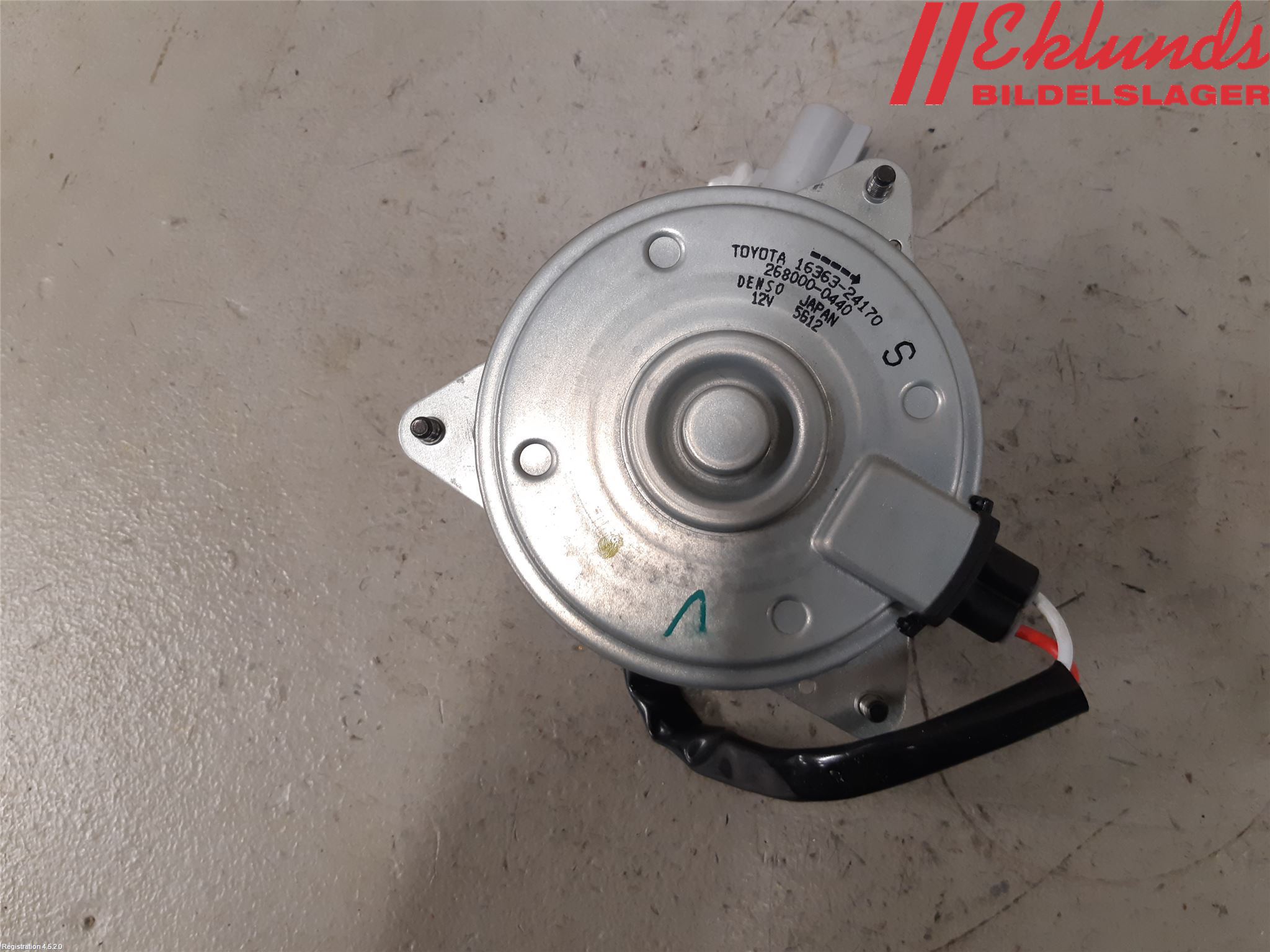 Toyota COROLLA 19- Kylfläkt El