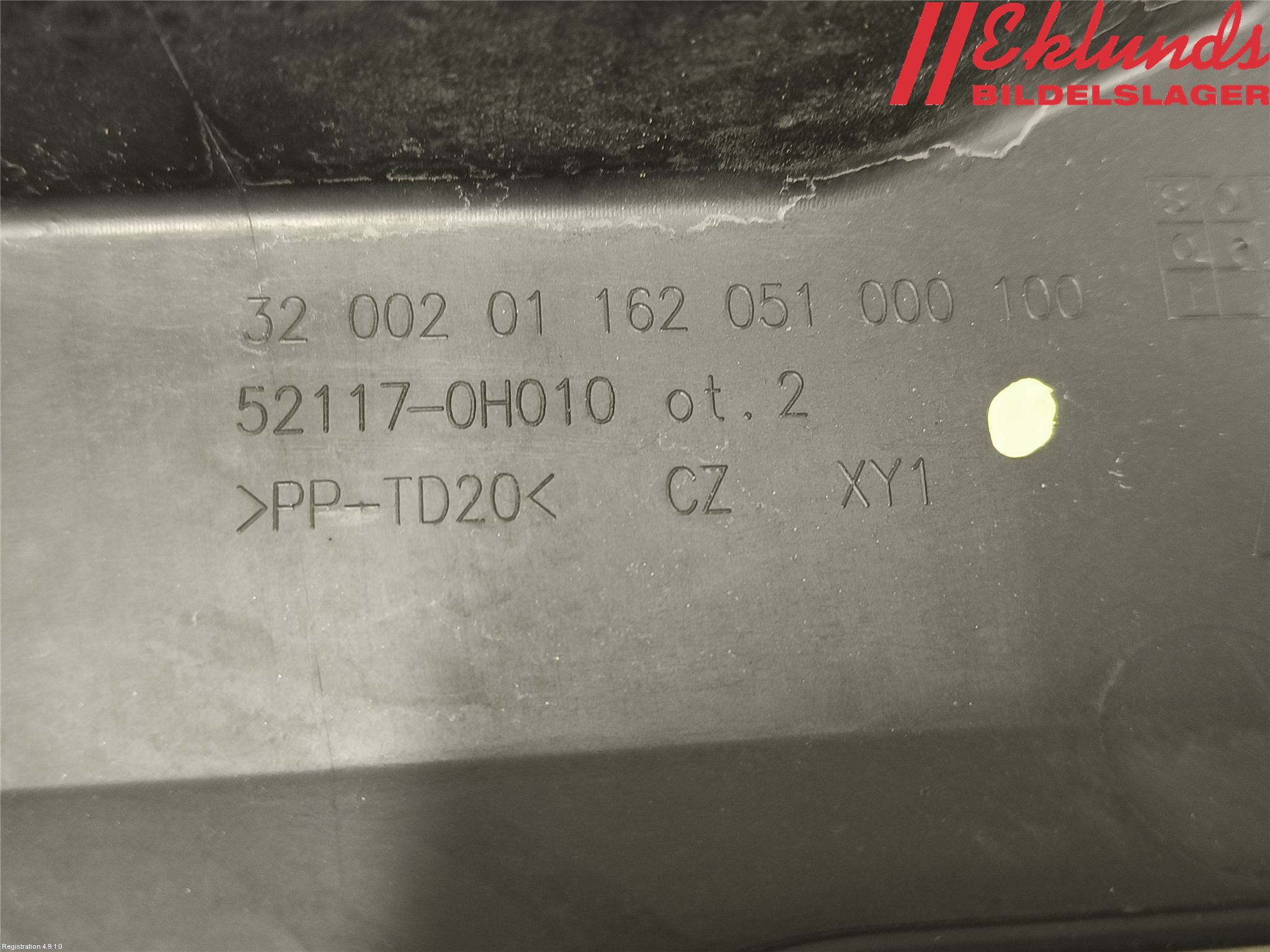 Toyota AYGO 15-21 Frontplåt