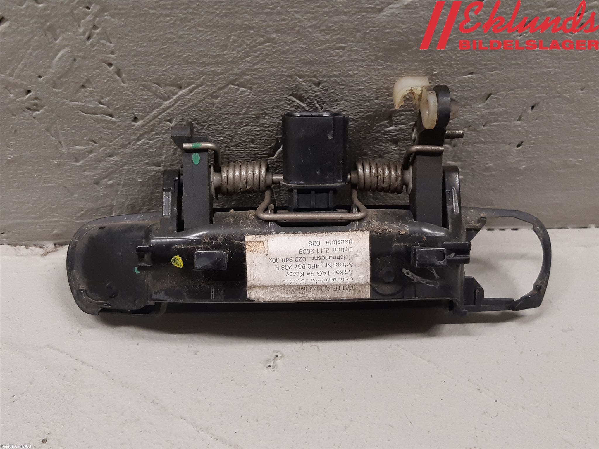 Audi A6/S6 05-11 Dörrhandtag Yttre Hö