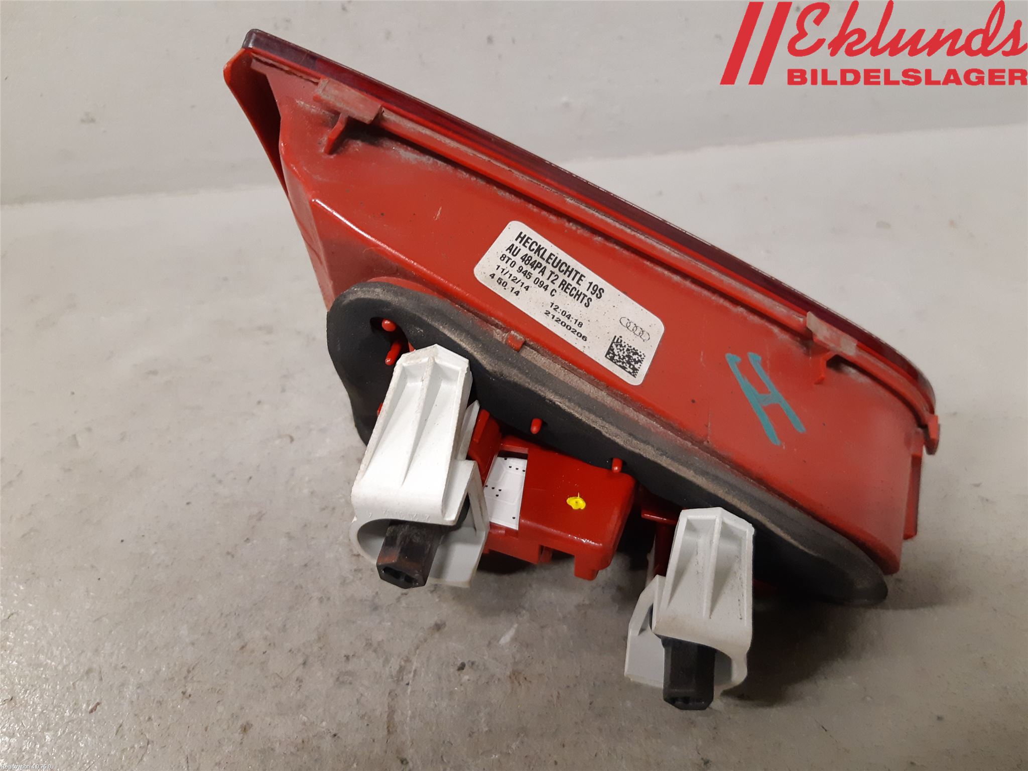 Audi A5 07-16 Bakljus Lucka Hö