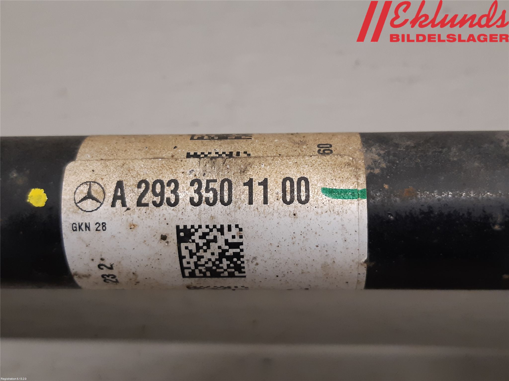 Mercedes-Benz MB EQC (N293) 20- Drivaxel Bak Höger