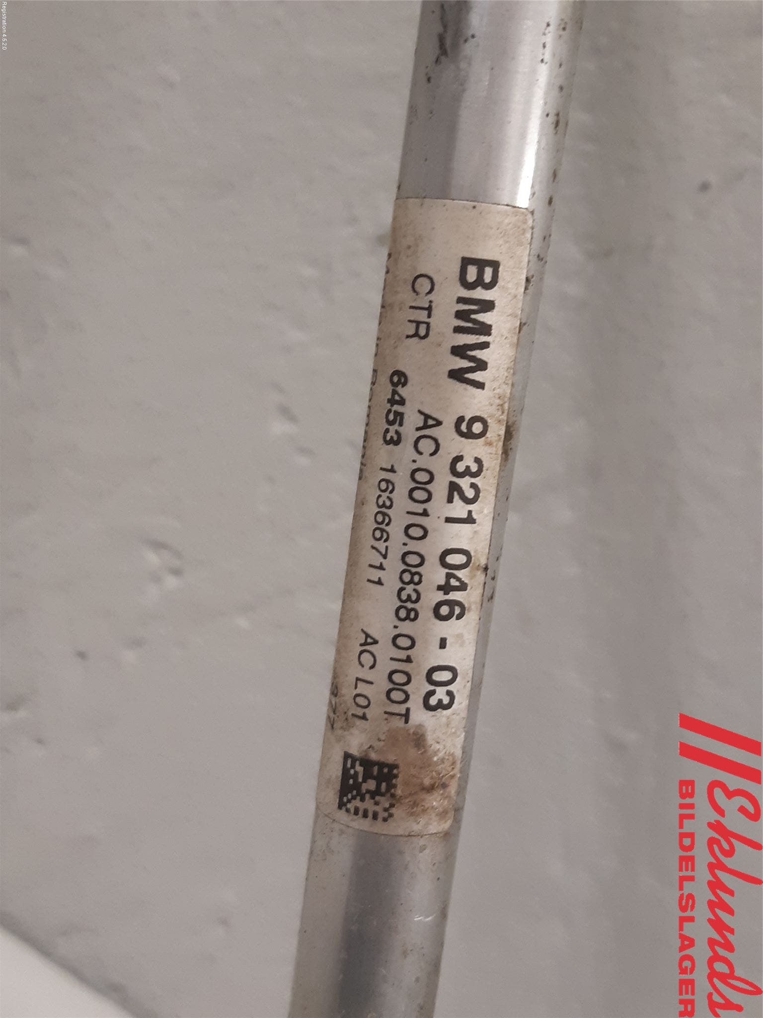 BMW 5 F10/F11/F18 09-17 Ac Slang-Rör