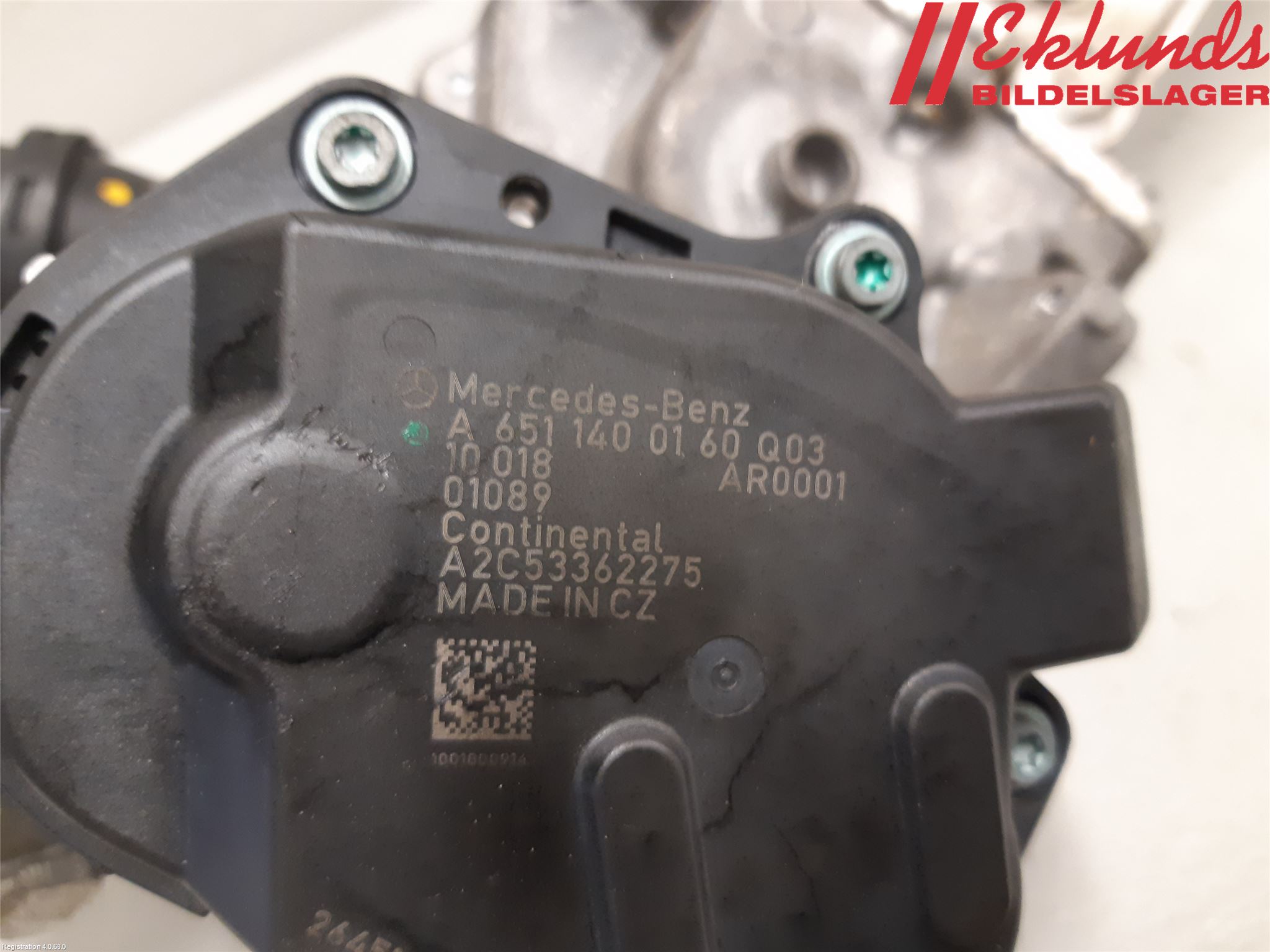 Mercedes-Benz MB C-KLASS (W204) 07-15 Avgaskylare