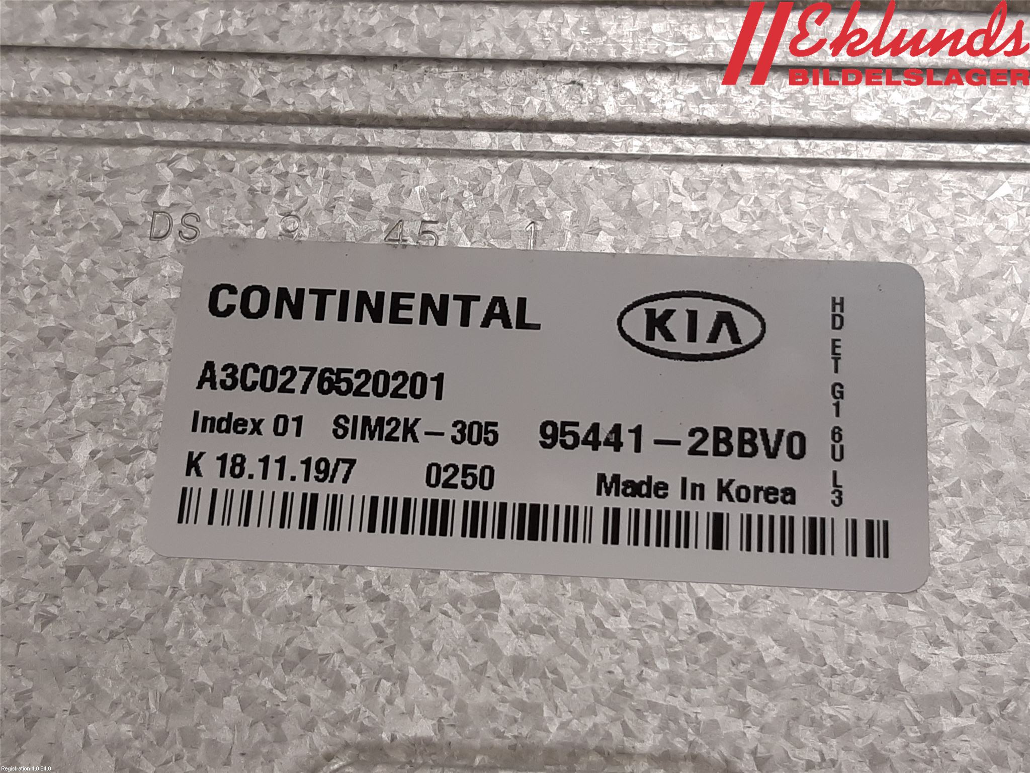 Kia NIRO (DE) 17-22 Styrenhet Växellåda