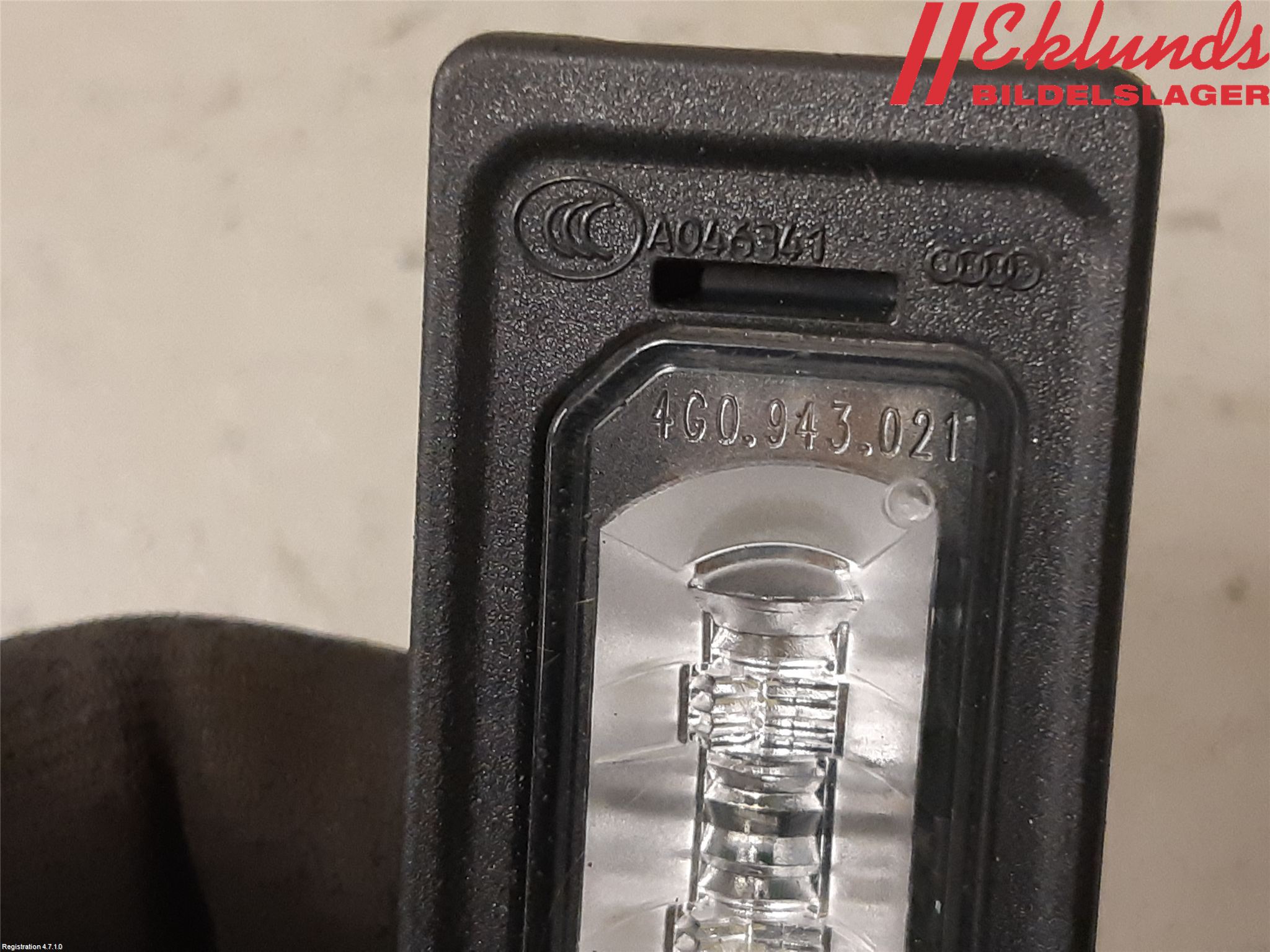 Audi A5 07-16 Skylt Belysning