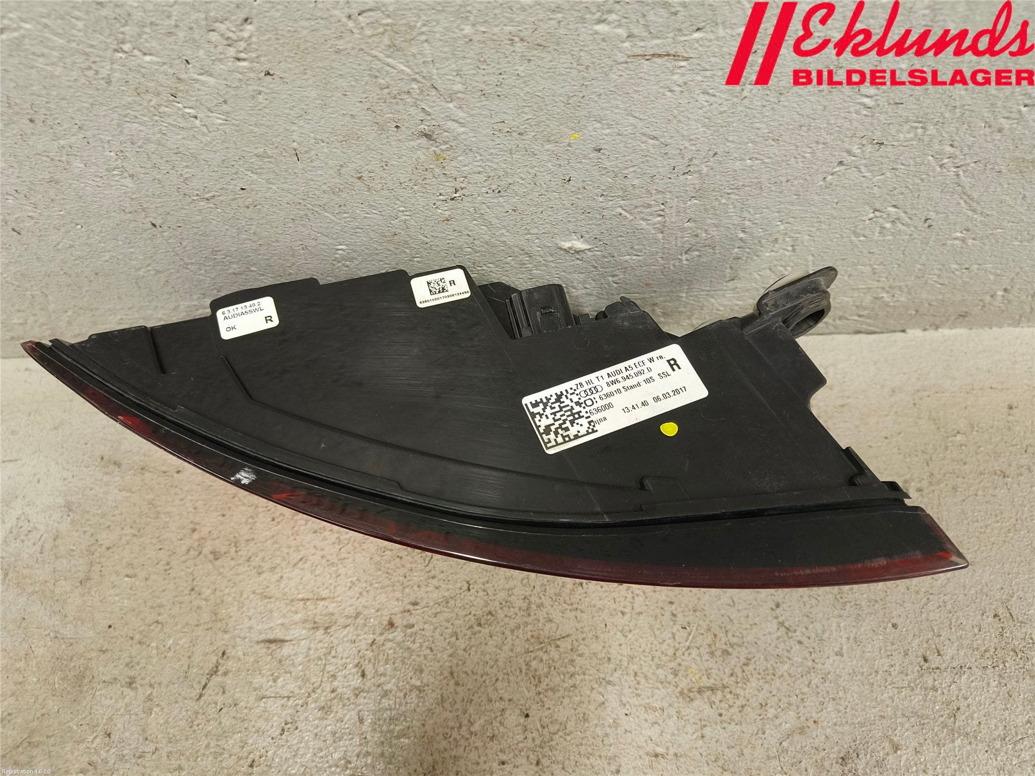 Audi A5 17- Bakljus Höger