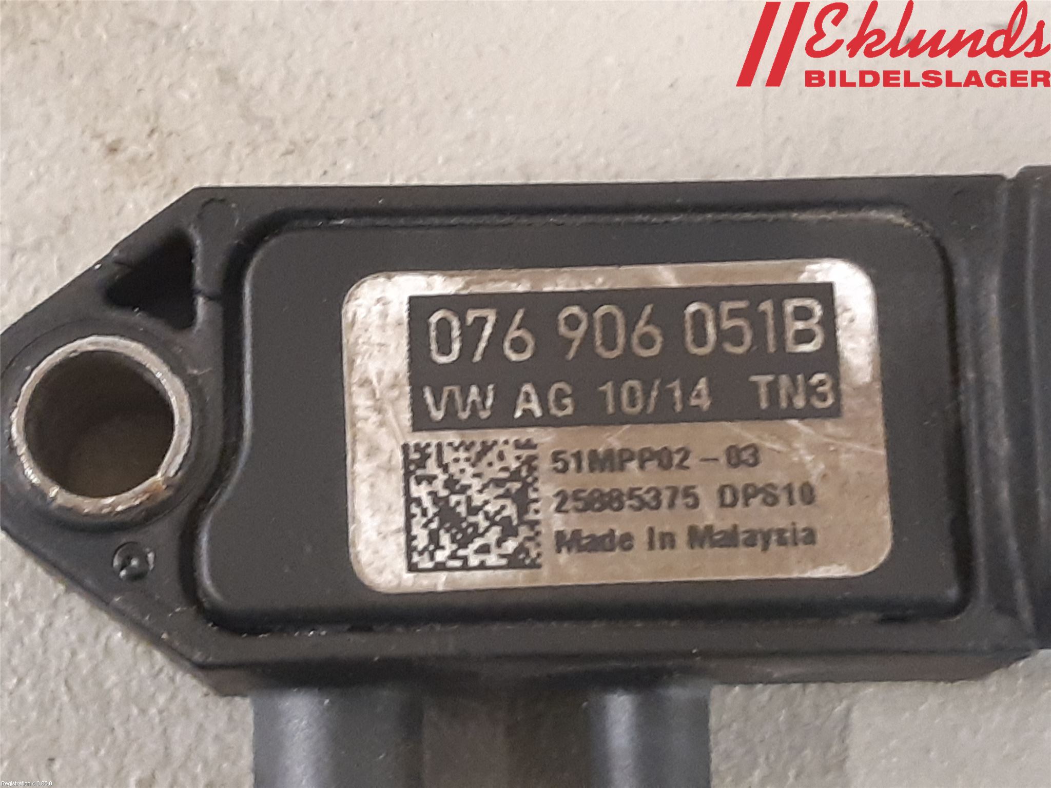 Volkswagen VW PASSAT 15-19 Givare Temp-Tryck Avgas