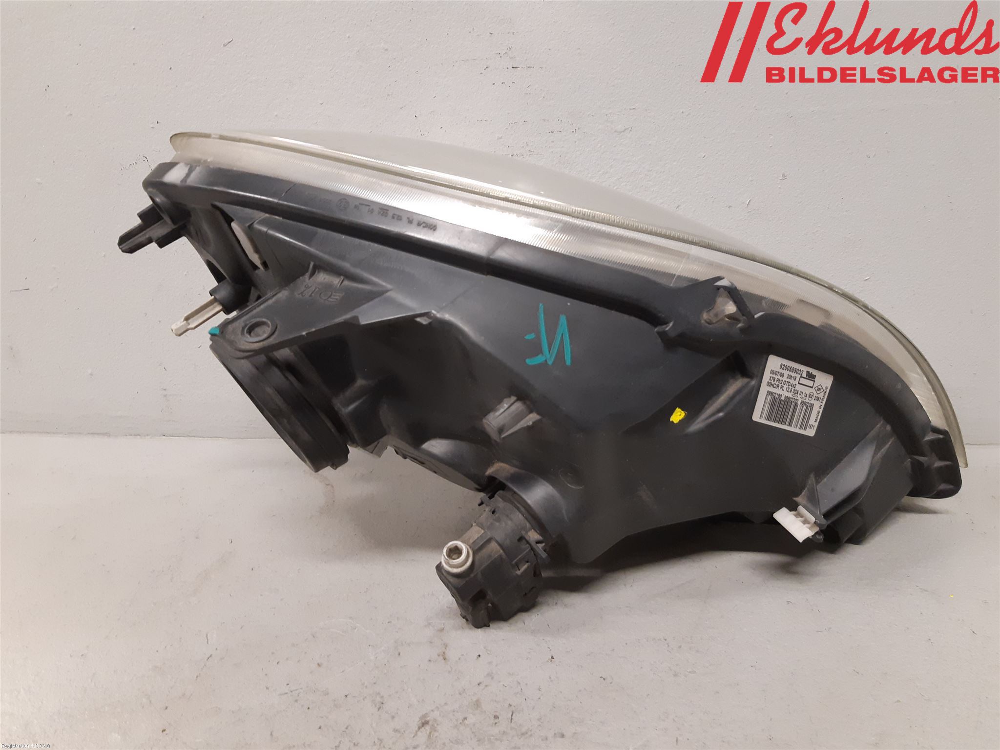 Nissan KUBISTAR Strålkastare Vänster