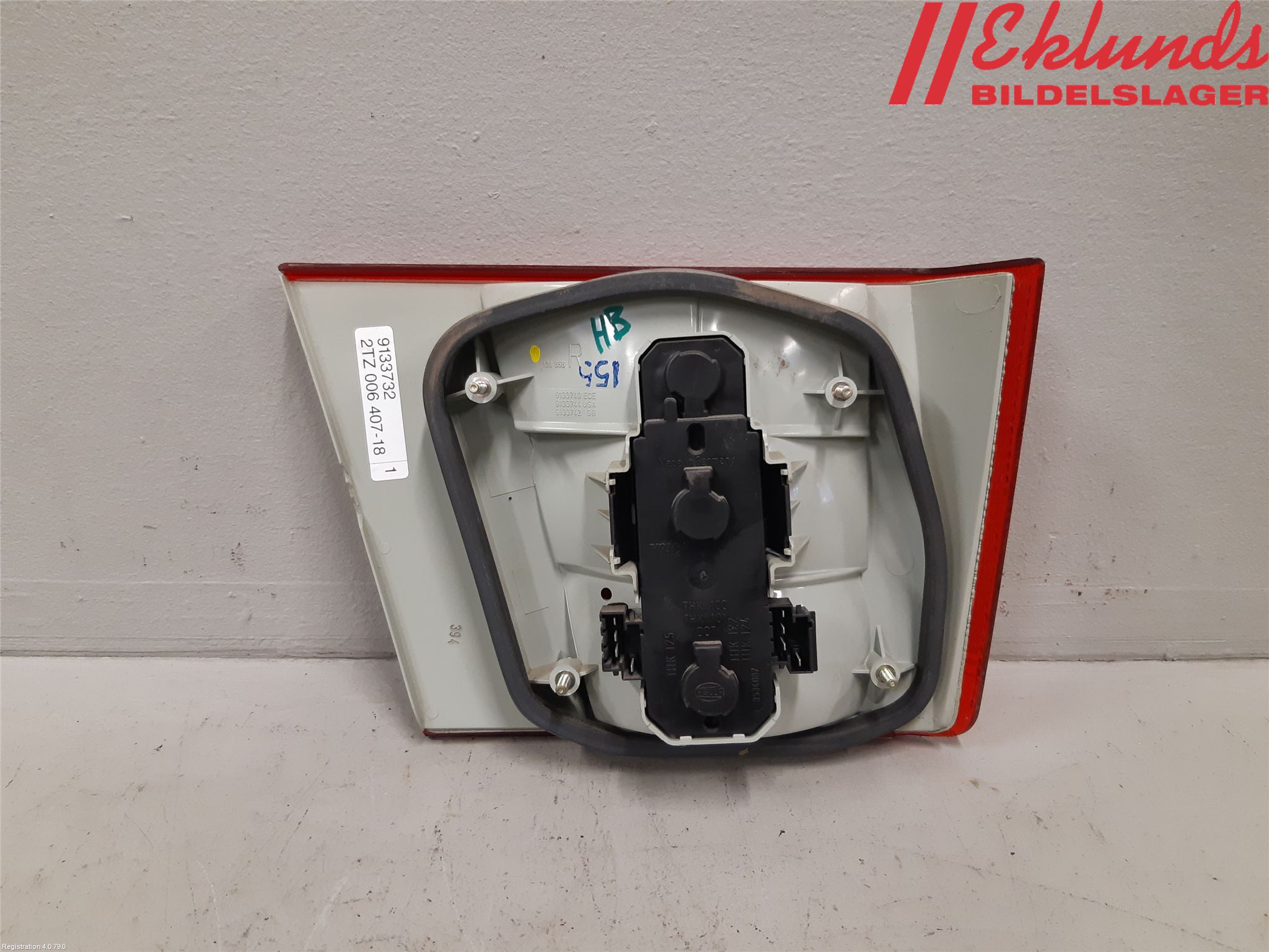 Volvo 960 91-97 Bakljus Lucka Hö