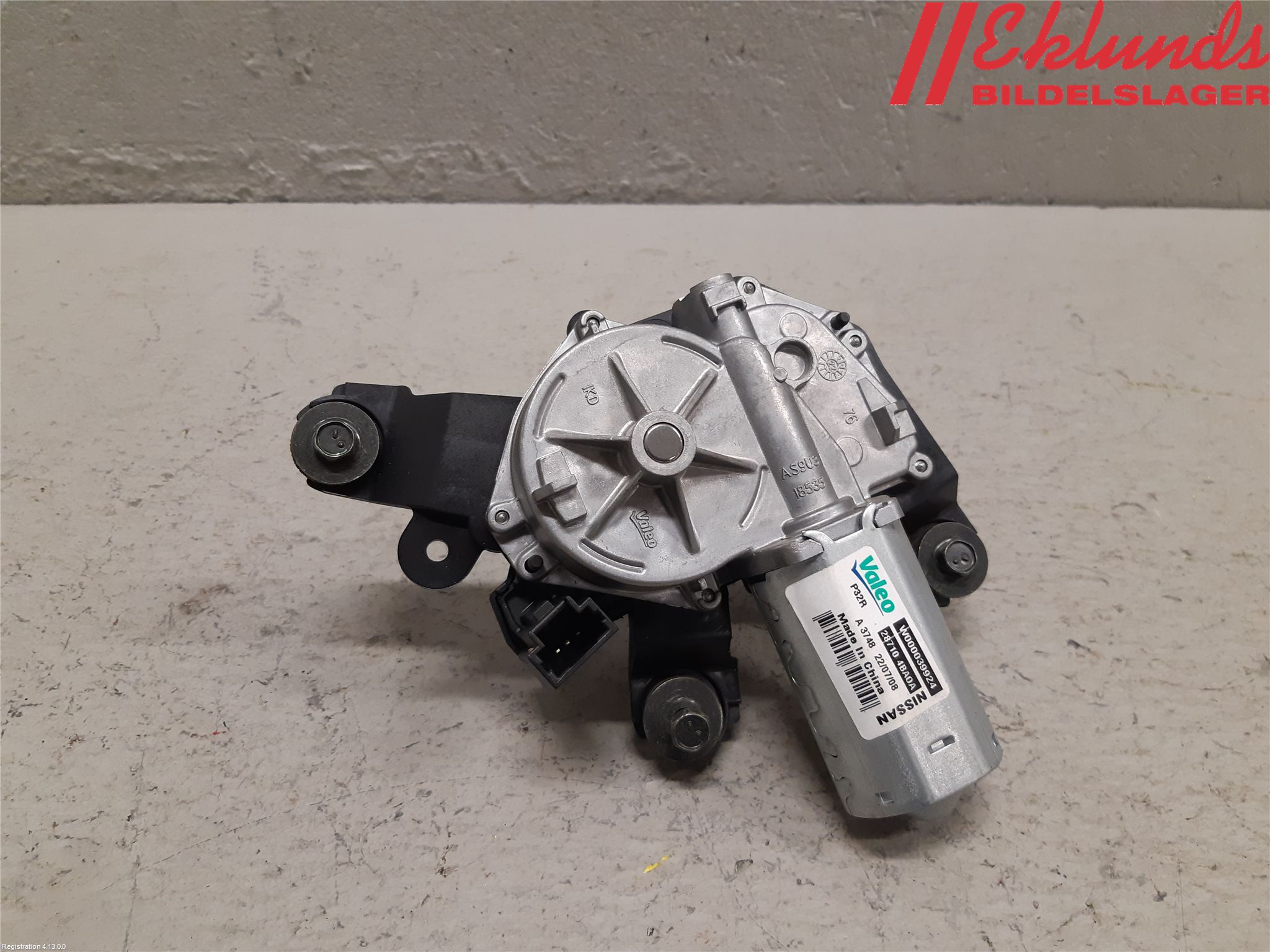 Nissan X-TRAIL 14-21 Torkarmotor Baklucka
