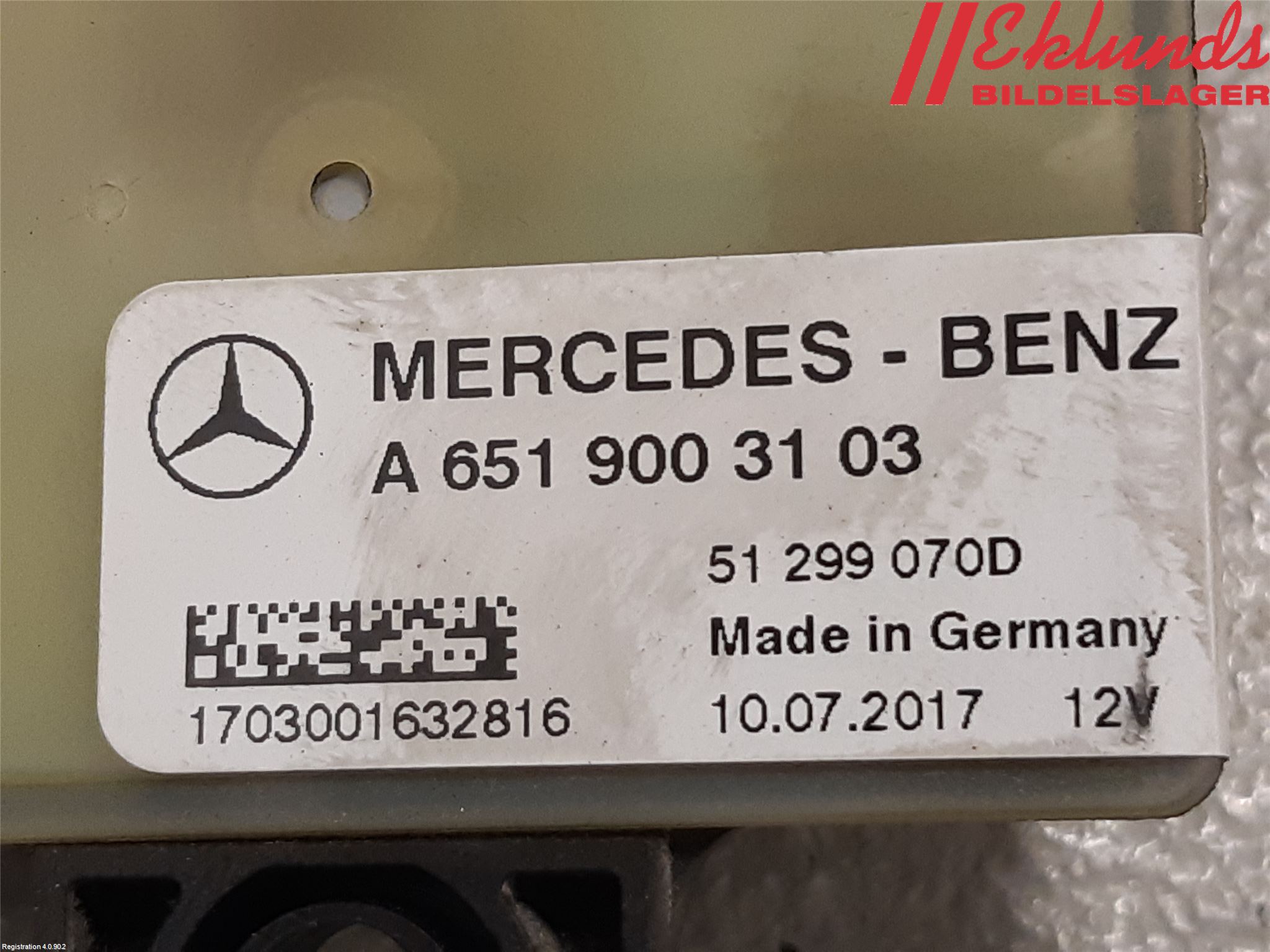 Mercedes-Benz MB CLA-KLASS (C117/X117) 13-19 Relä Glödning Diesel