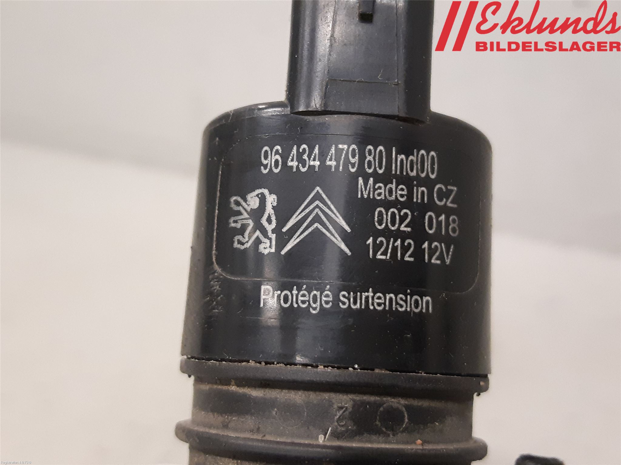 Citroen DS5 Spolarpump Vindruta