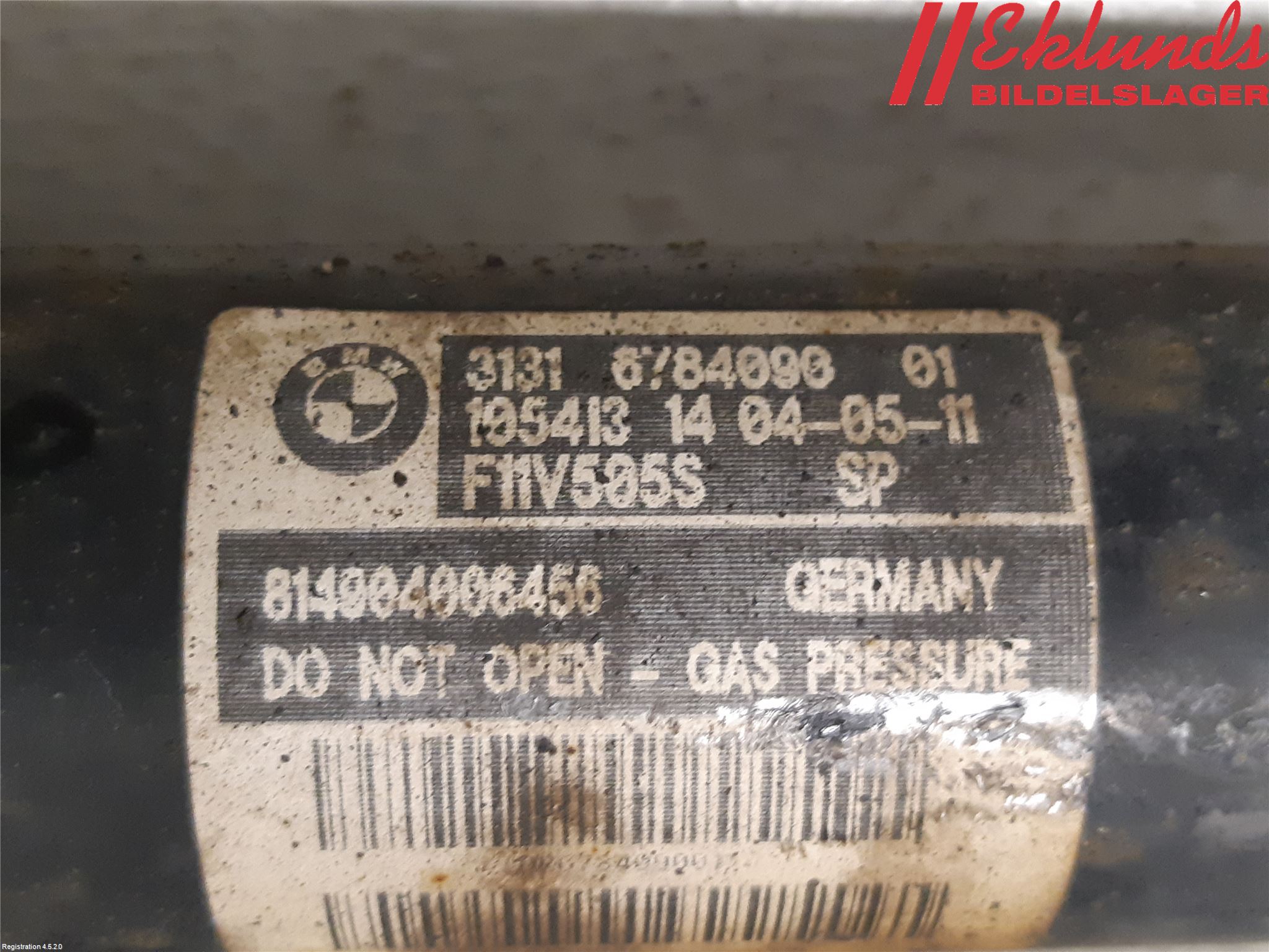 BMW 5 F10/F11/F18 09-17 Fjäderben Fram Höger
