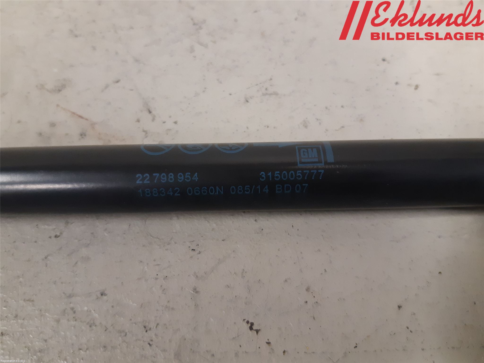 Opel INSIGNIA 09-16 Gasfjäder Baklucka