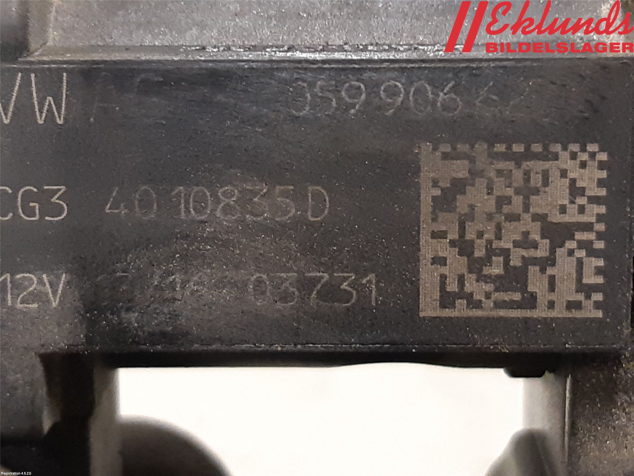 Audi A4/S4 B9 16-19 Vakuumventil