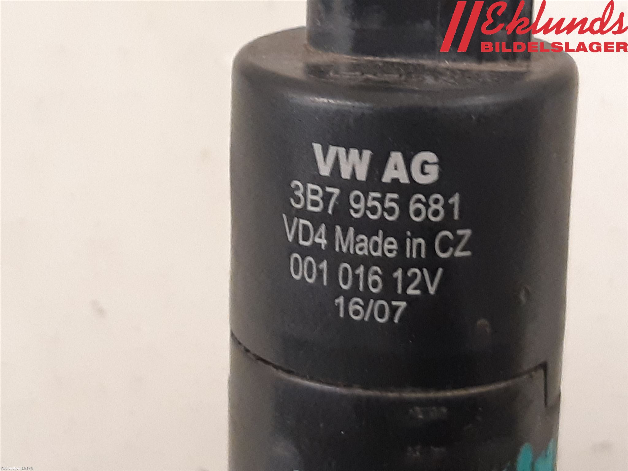 Volkswagen VW PASSAT 05-11 Spolarpump Högtryck