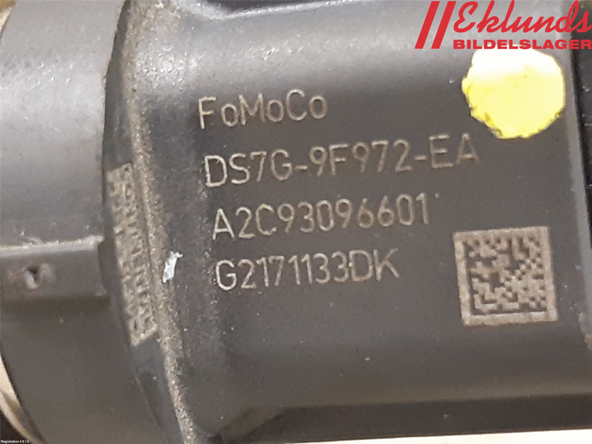 Ford KUGA 17-19 Injbränsle Backventil-Ackum