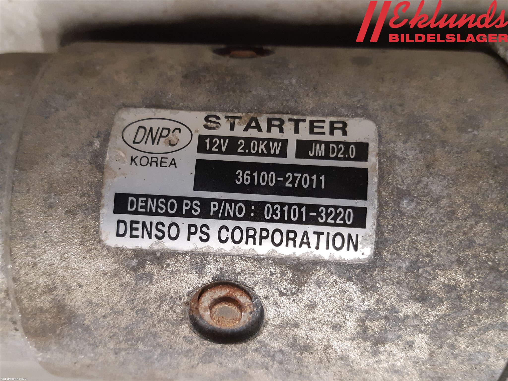 Kia CARENS II 07-12 Startmotor Diesel