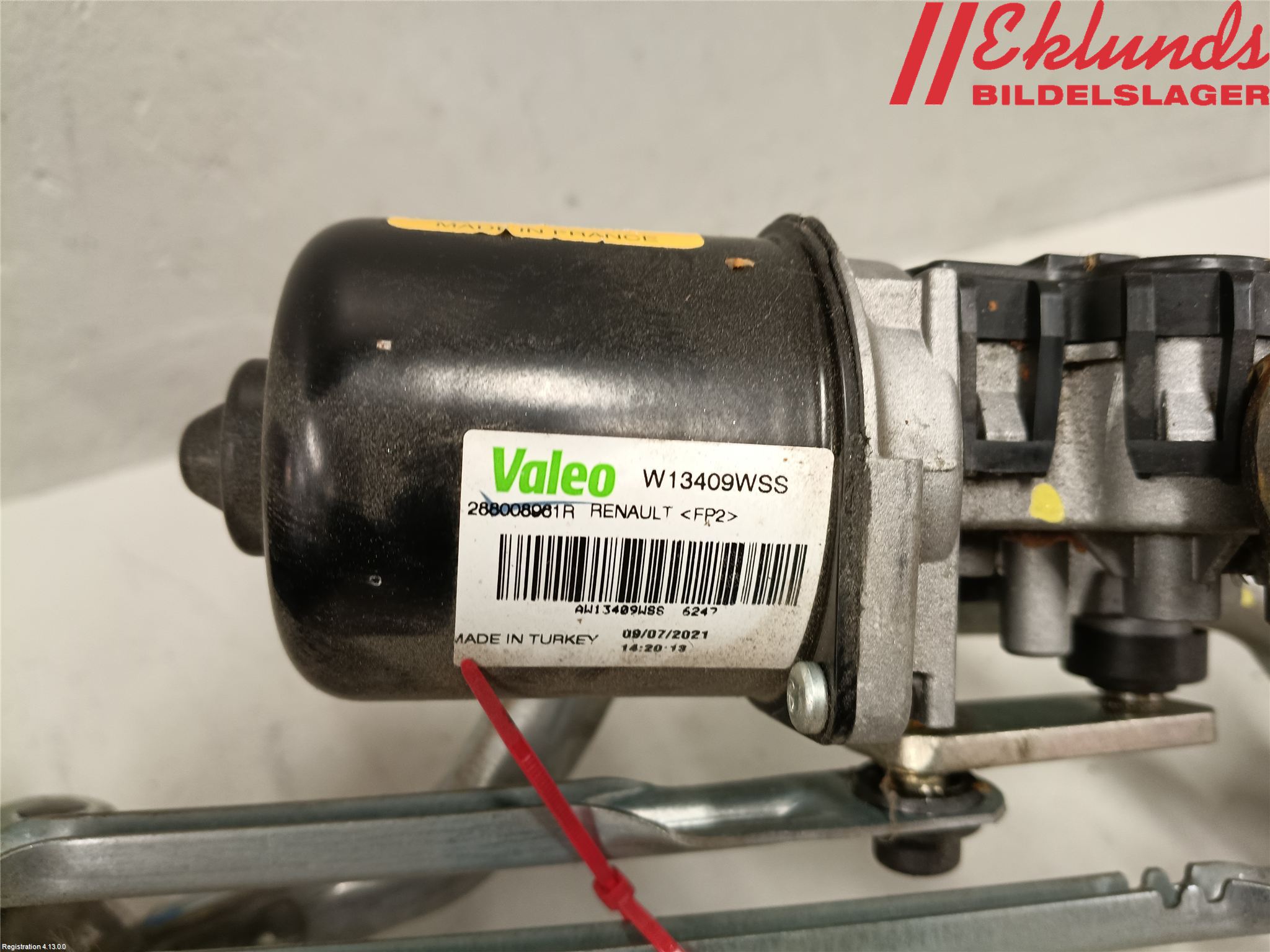 Renault CLIO IV 16-19 Torkarmotor Vindruta