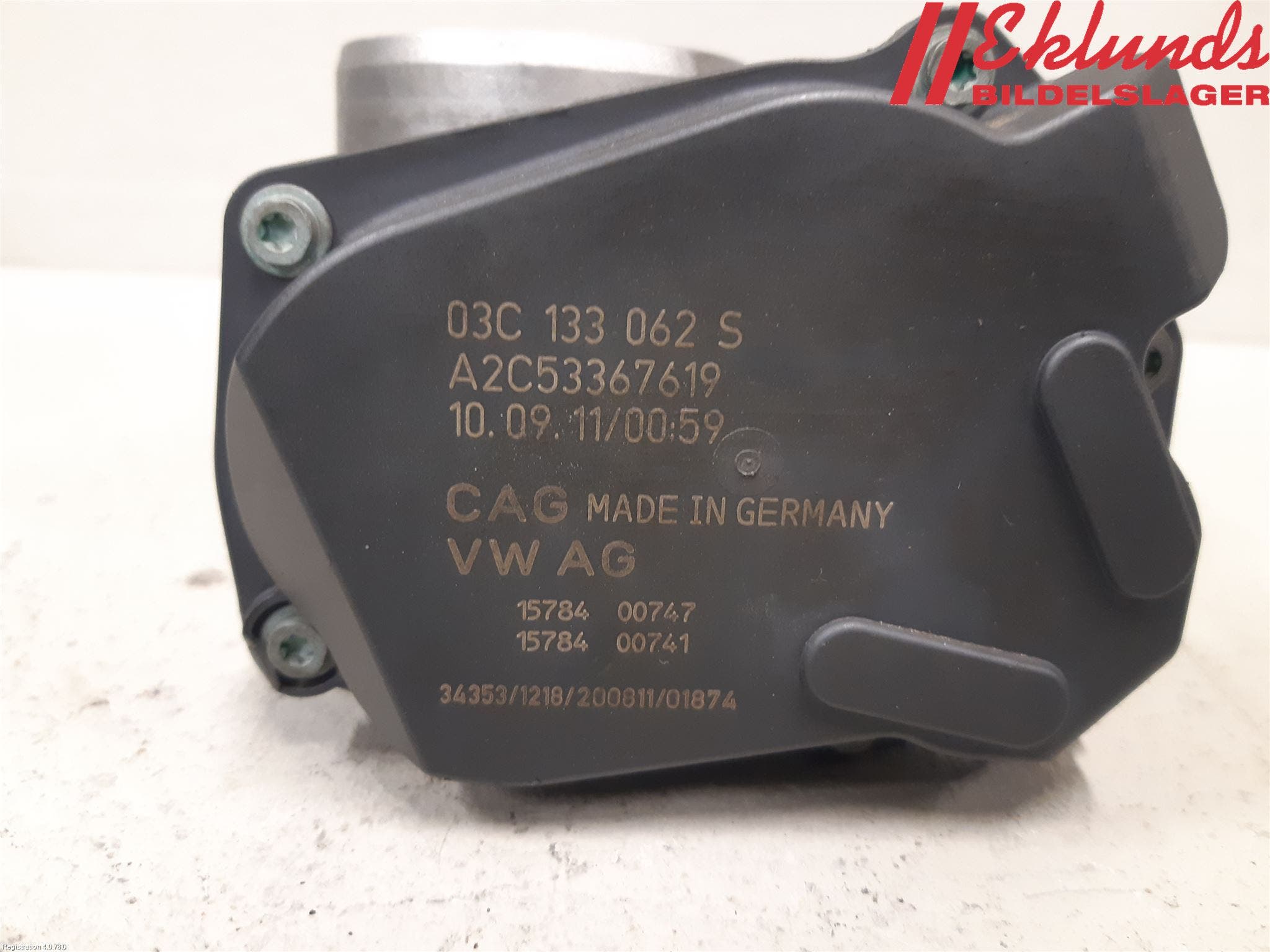 Volkswagen VW GOLF VI 09-13 Injspjällhus