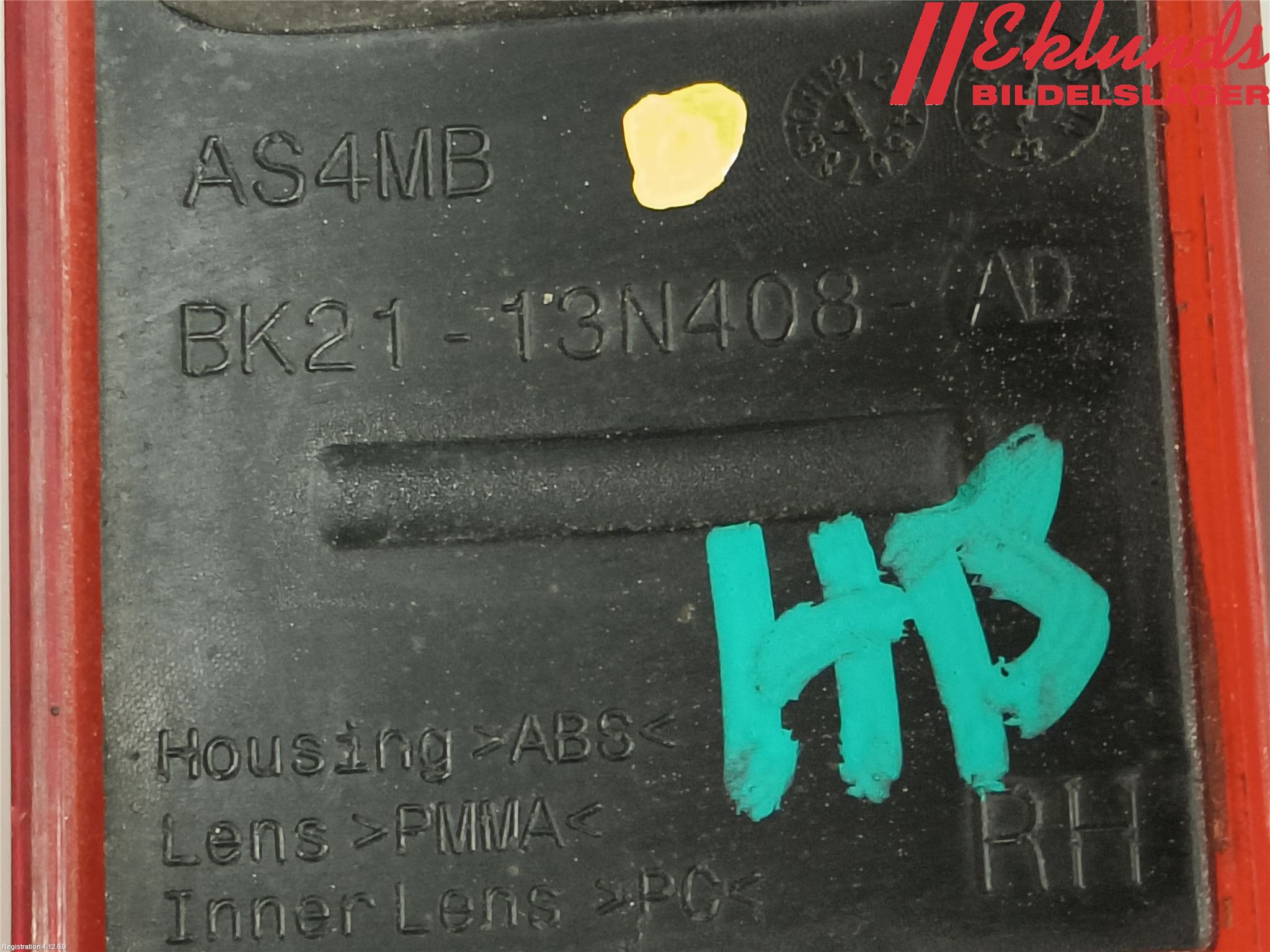Ford TRANSIT/TOURNEO CUSTOM 13-24 Bromsljus Bakruta