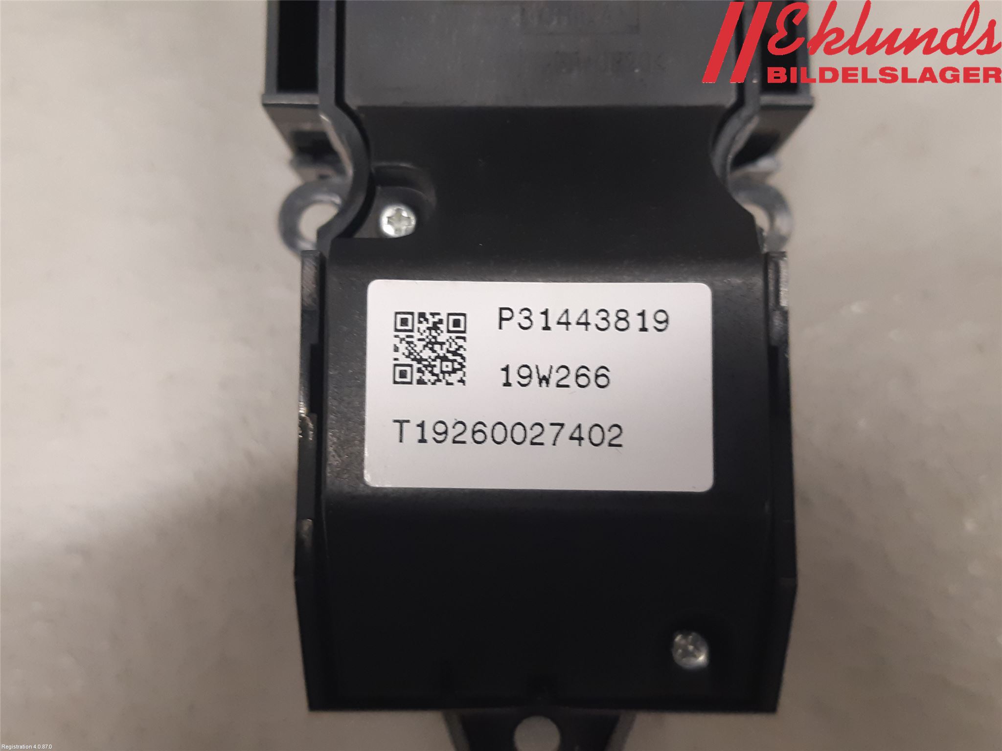 Volvo V60 19- Startknapp Personbil